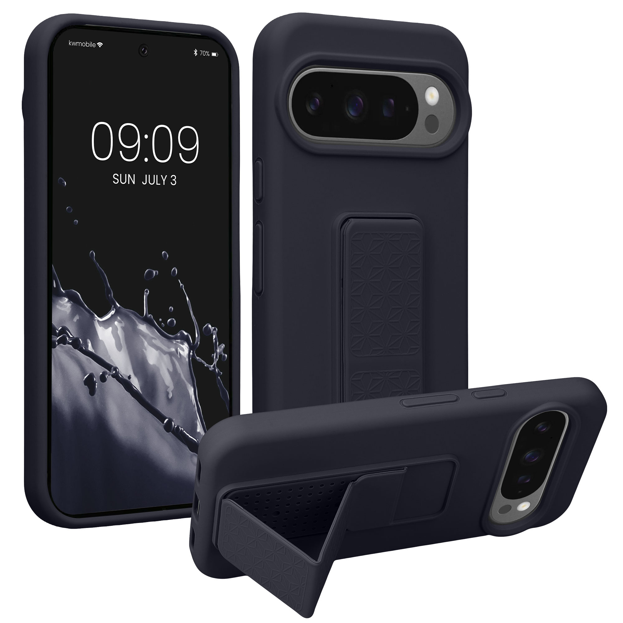 Silikonový kryt kwmobile pro Google Pixel 10 / Pixel 10 Pro - borůvkově modrá