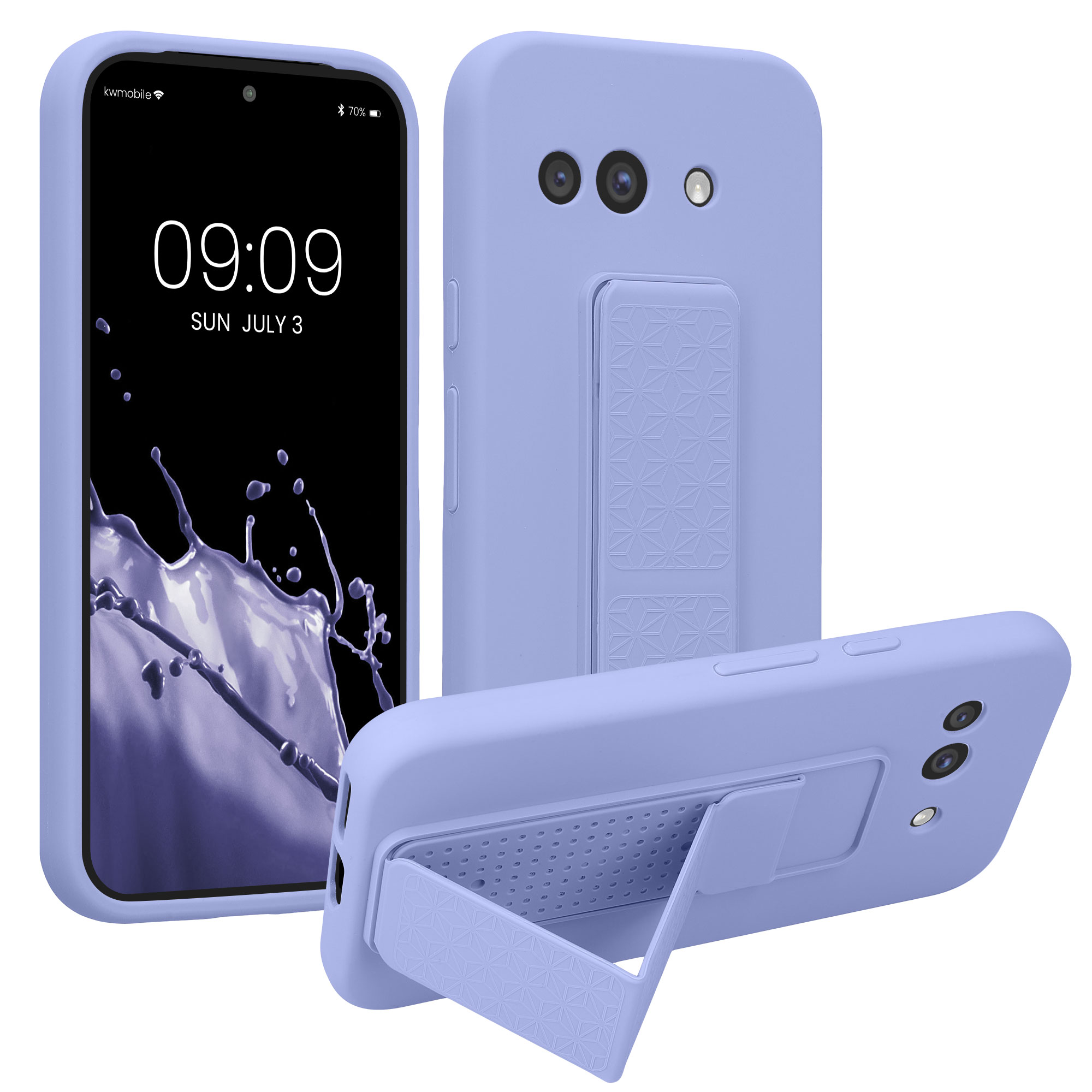 Silikonový kryt kwmobile pro Google Pixel 9a - levandulová