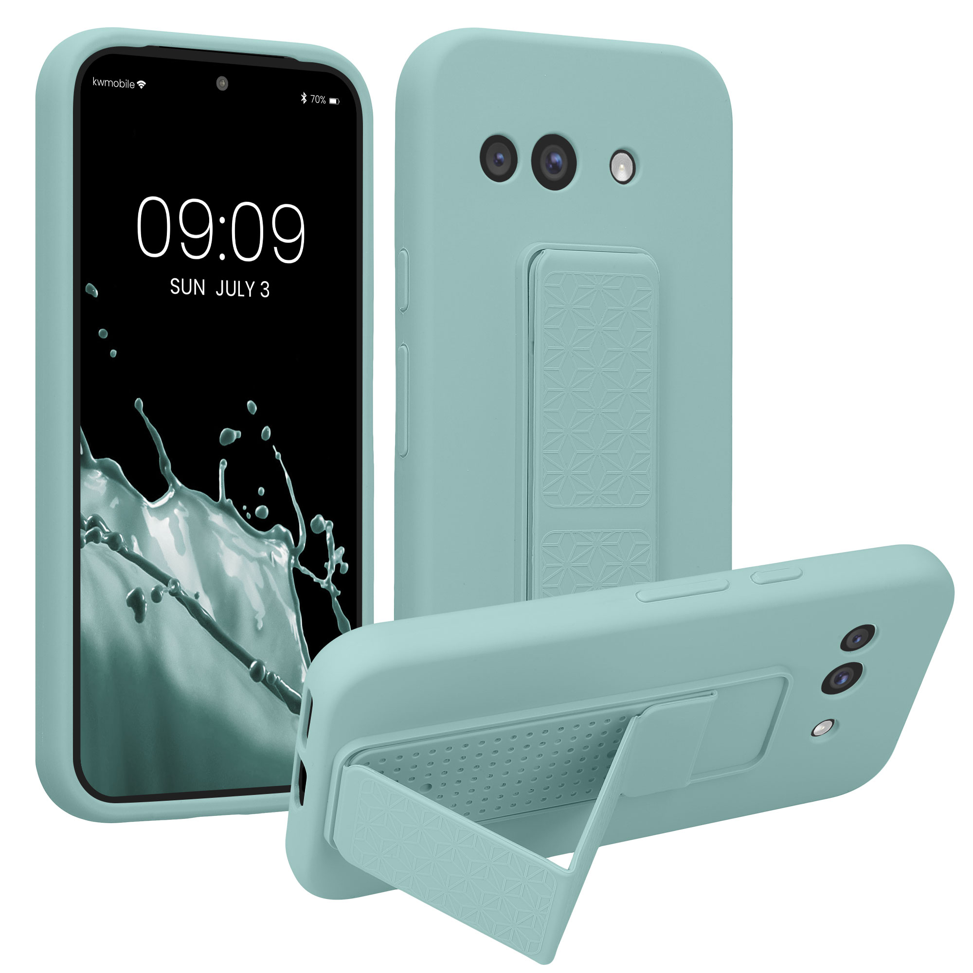 Silikonový kryt kwmobile pro Google Pixel 9a - mátová