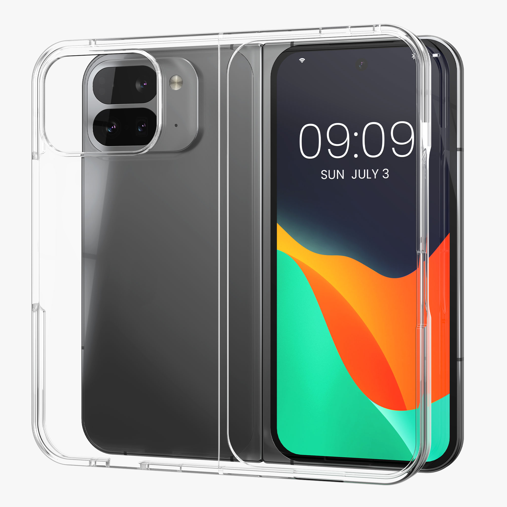 Silikonový kryt kwmobile pro Google Pixel 10 Pro - transparentní