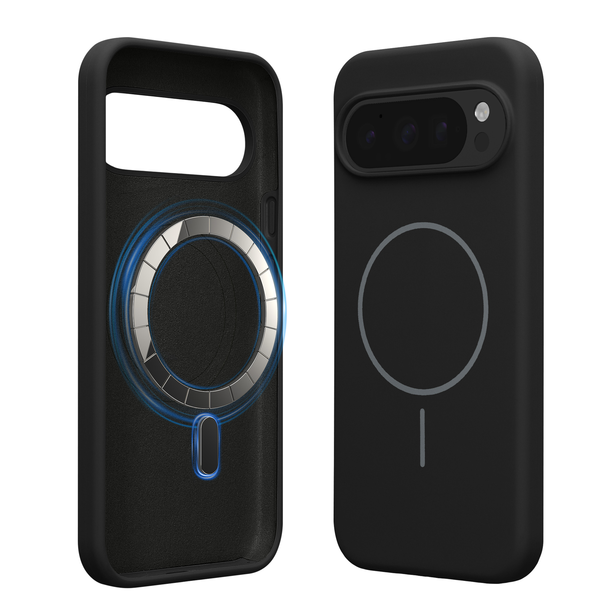 Silikonový kryt kwmobile pro Google Pixel 10 / Pixel 10 Pro - černá