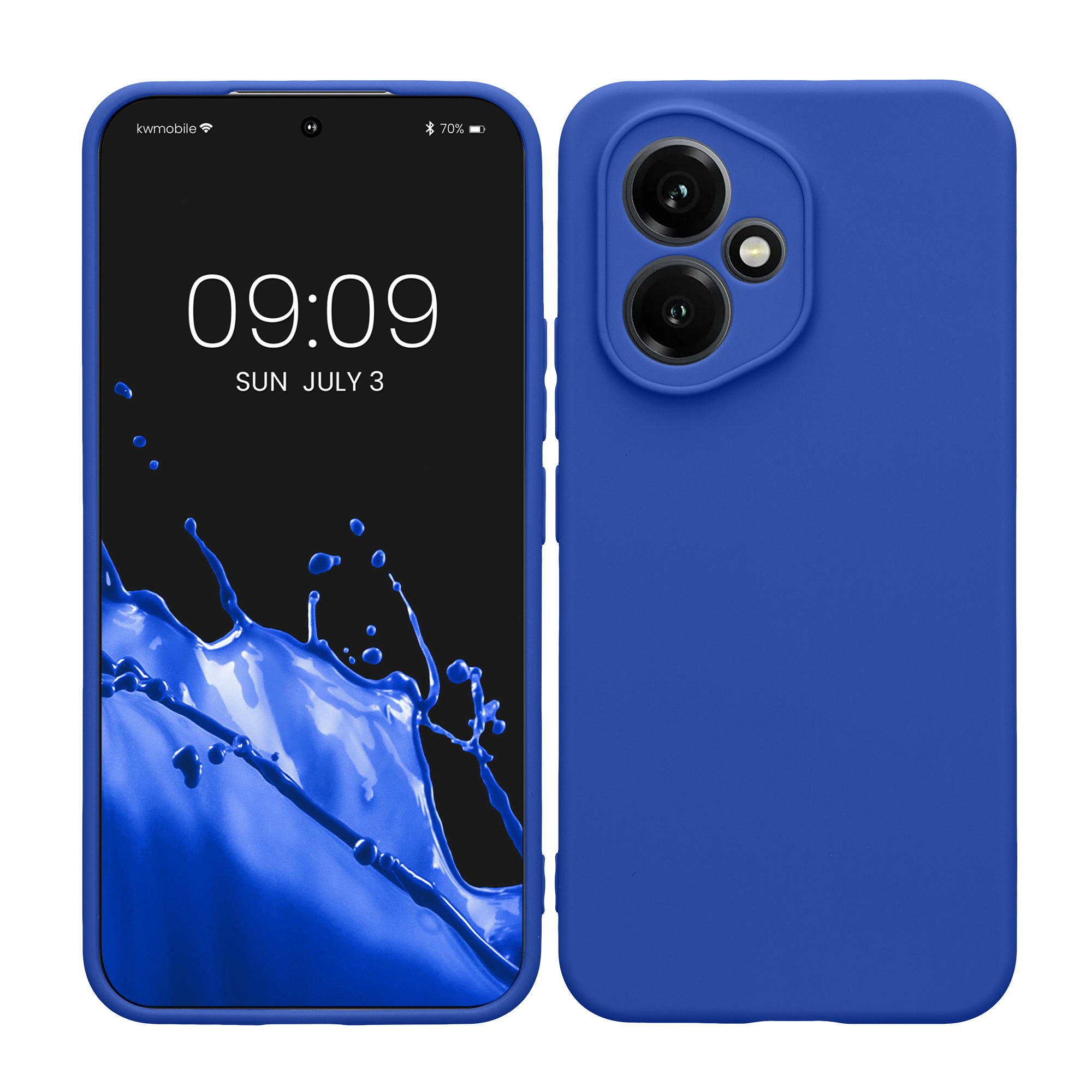 Pouzdro pro HONOR 400 kwmobile tenké TPU - baltská modrá