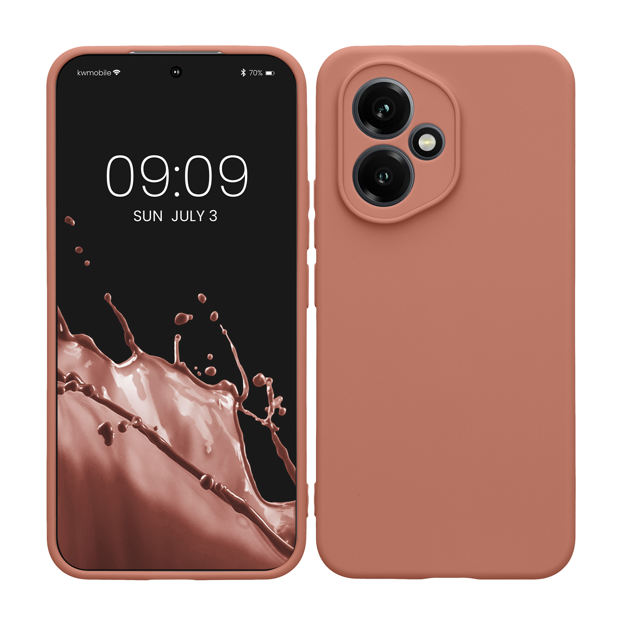 Pouzdro pro HONOR 400 kwmobile tenké TPU - zimní růže