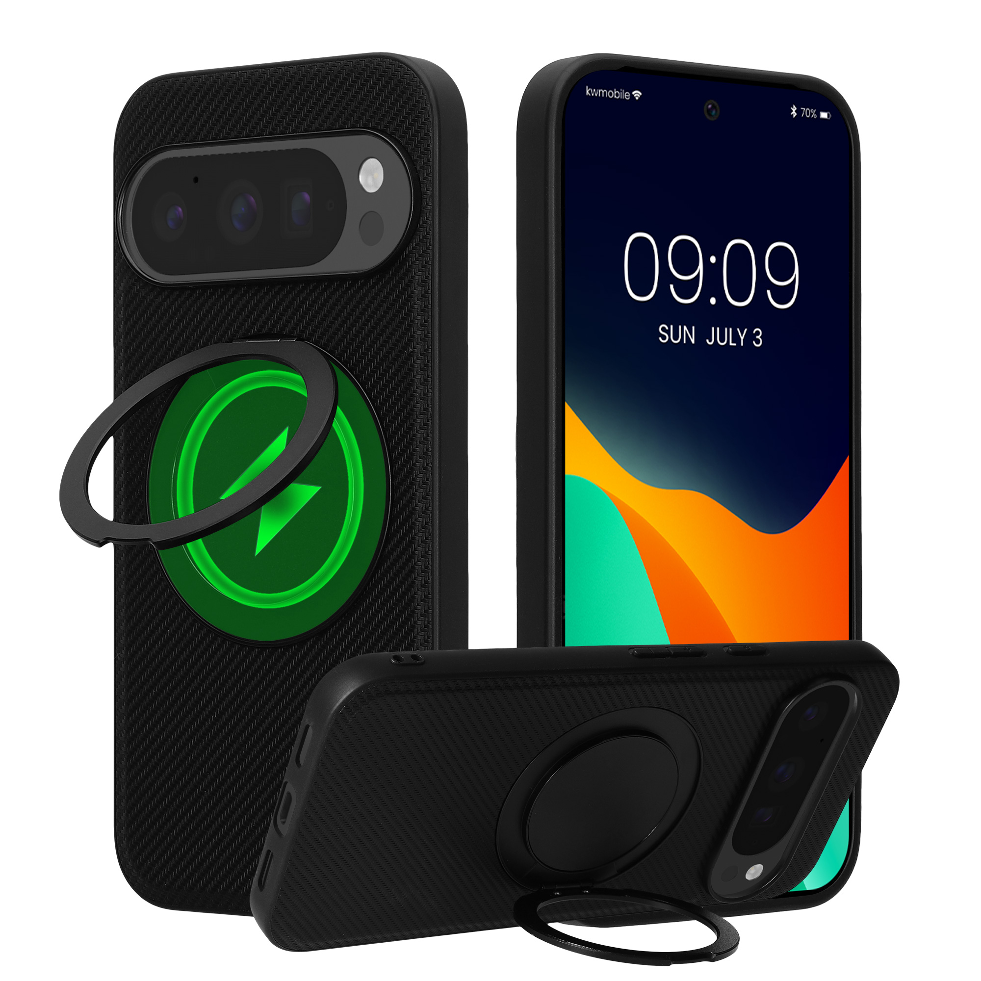 Pevný kryt kwmobile pro Google Pixel 10 Pro XL - černá