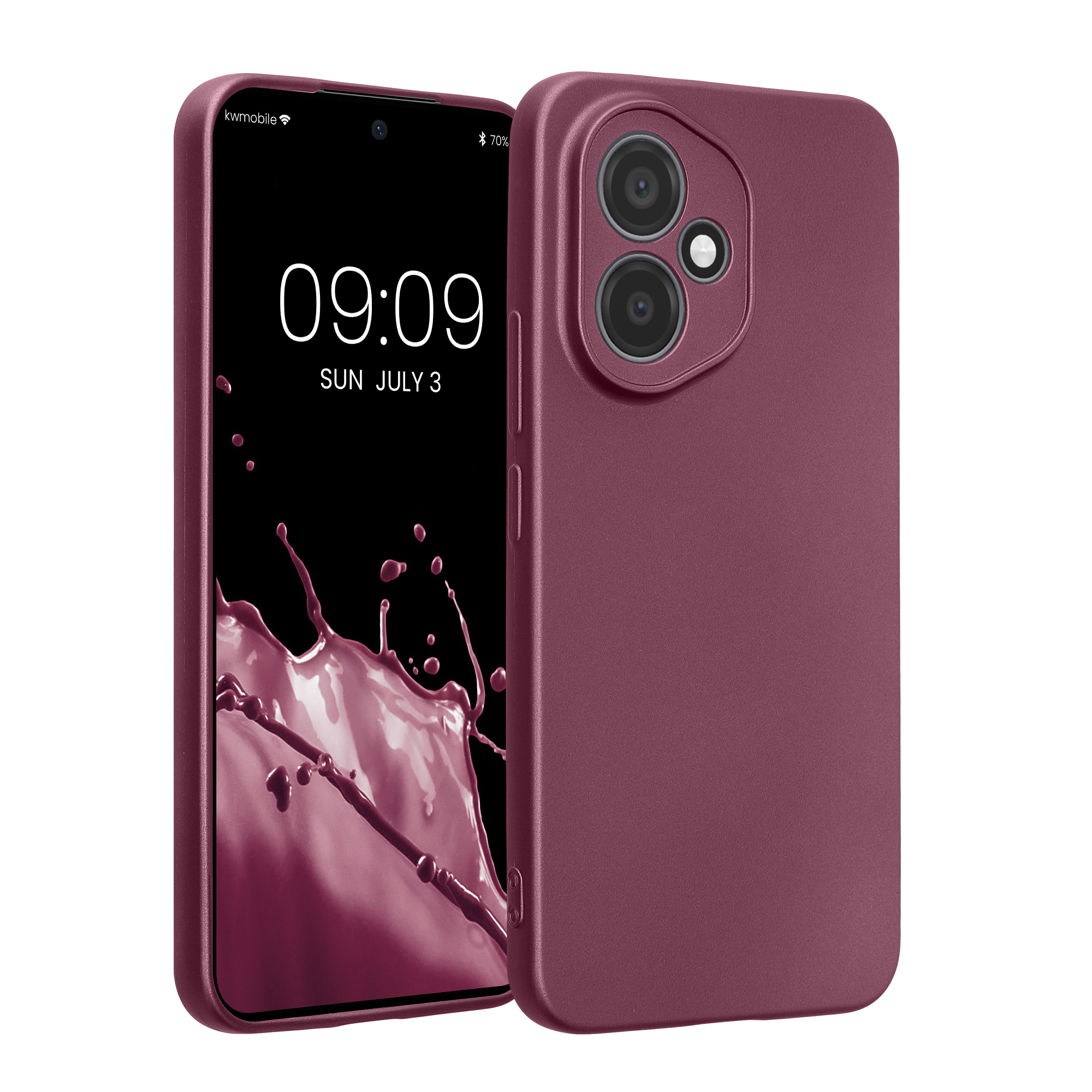 Pouzdro pro HONOR 400 kwmobile metalické TPU - metalická levandulová