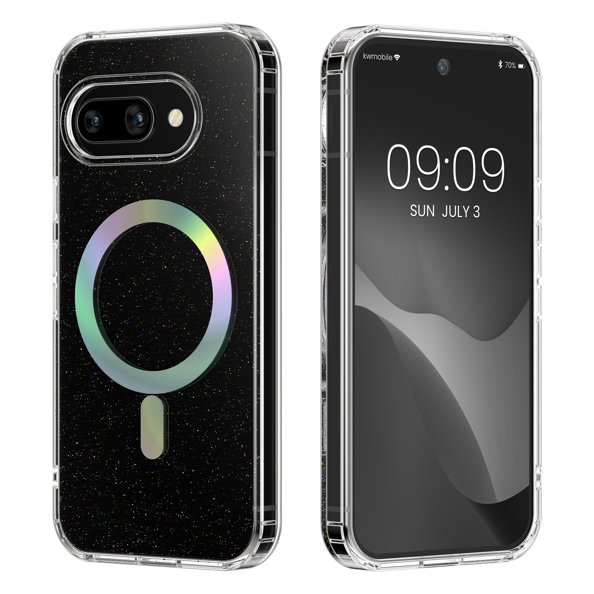 MagSafe kryt kwmobile pro Google Pixel 9a - glitter