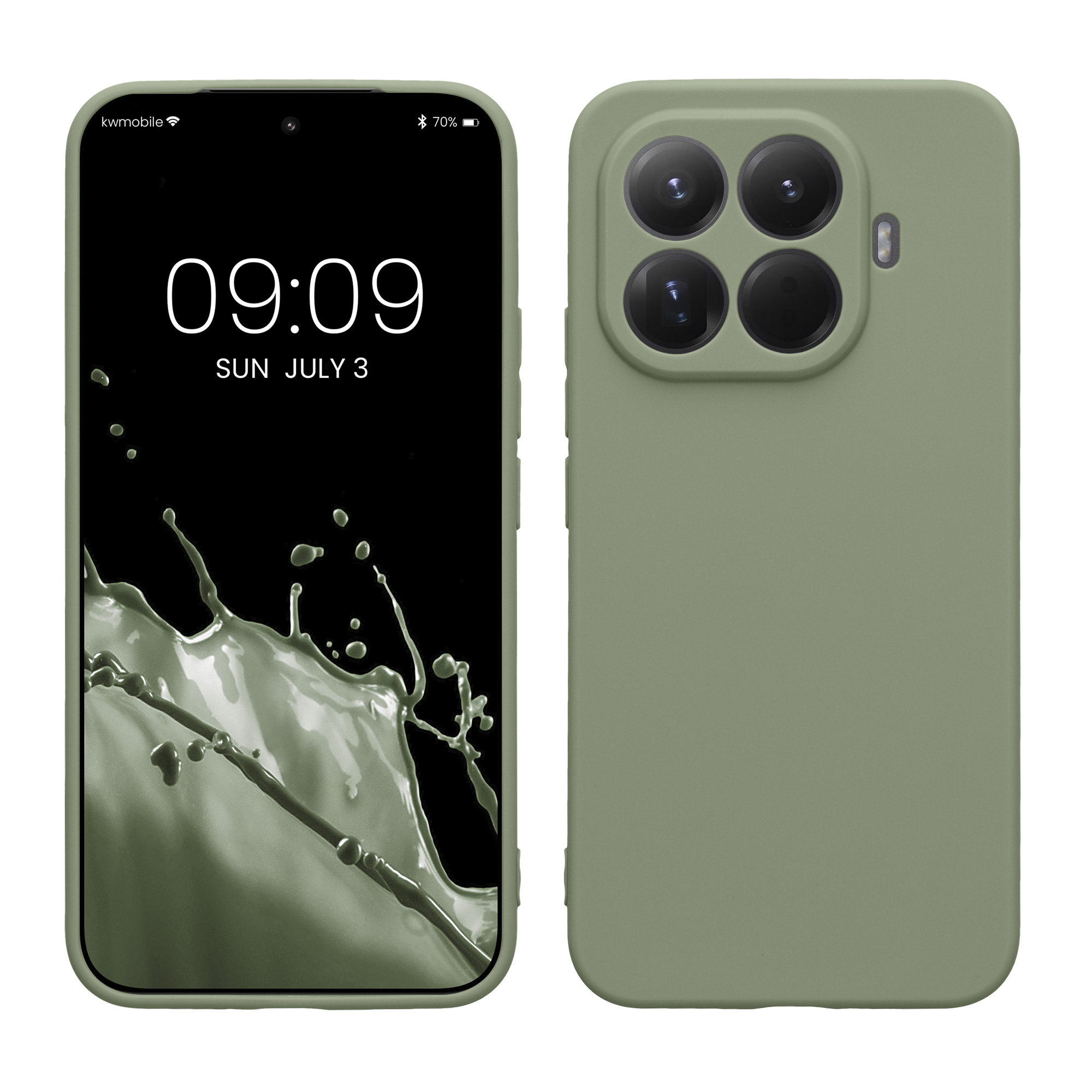 Kryt na mobil Xiaomi 15T Pro kwmobile šedozelený
