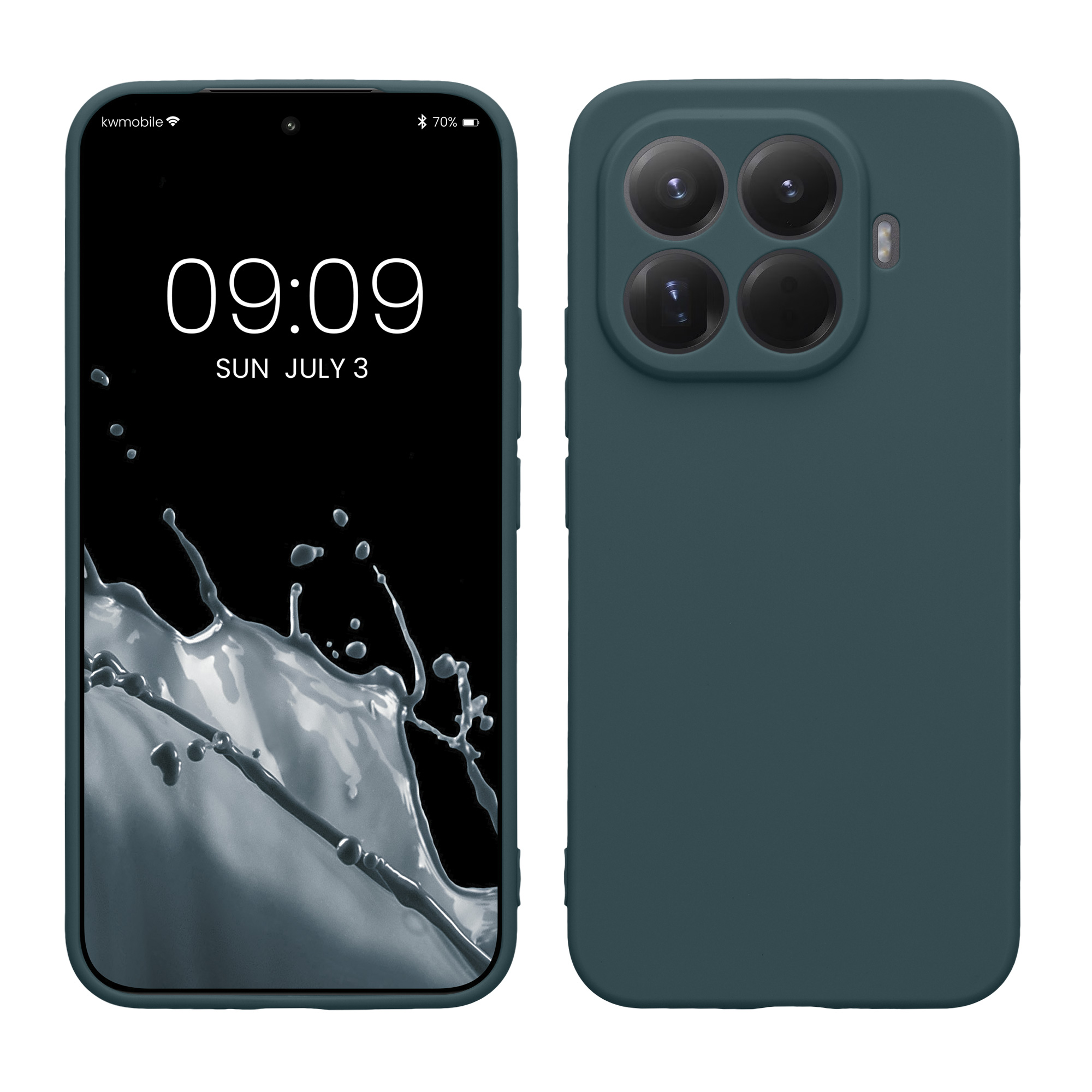 Kryt na mobil Xiaomi 15T Pro kwmobile tmavě šedý
