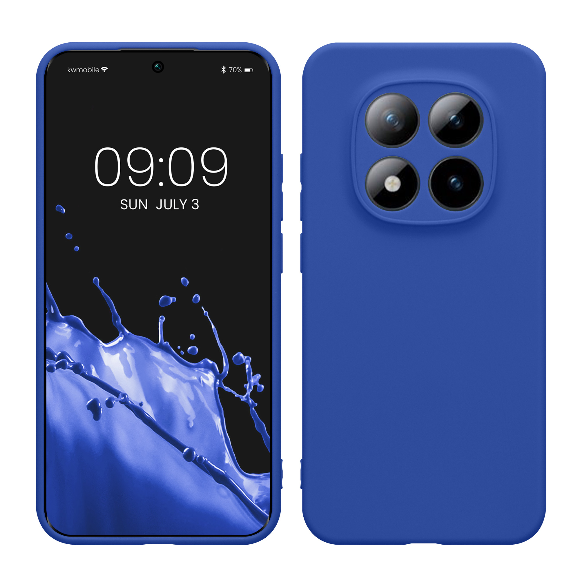 TPU kryt kwmobile pro Xiaomi Redmi Note 15 Pro 5G - baltská modrá