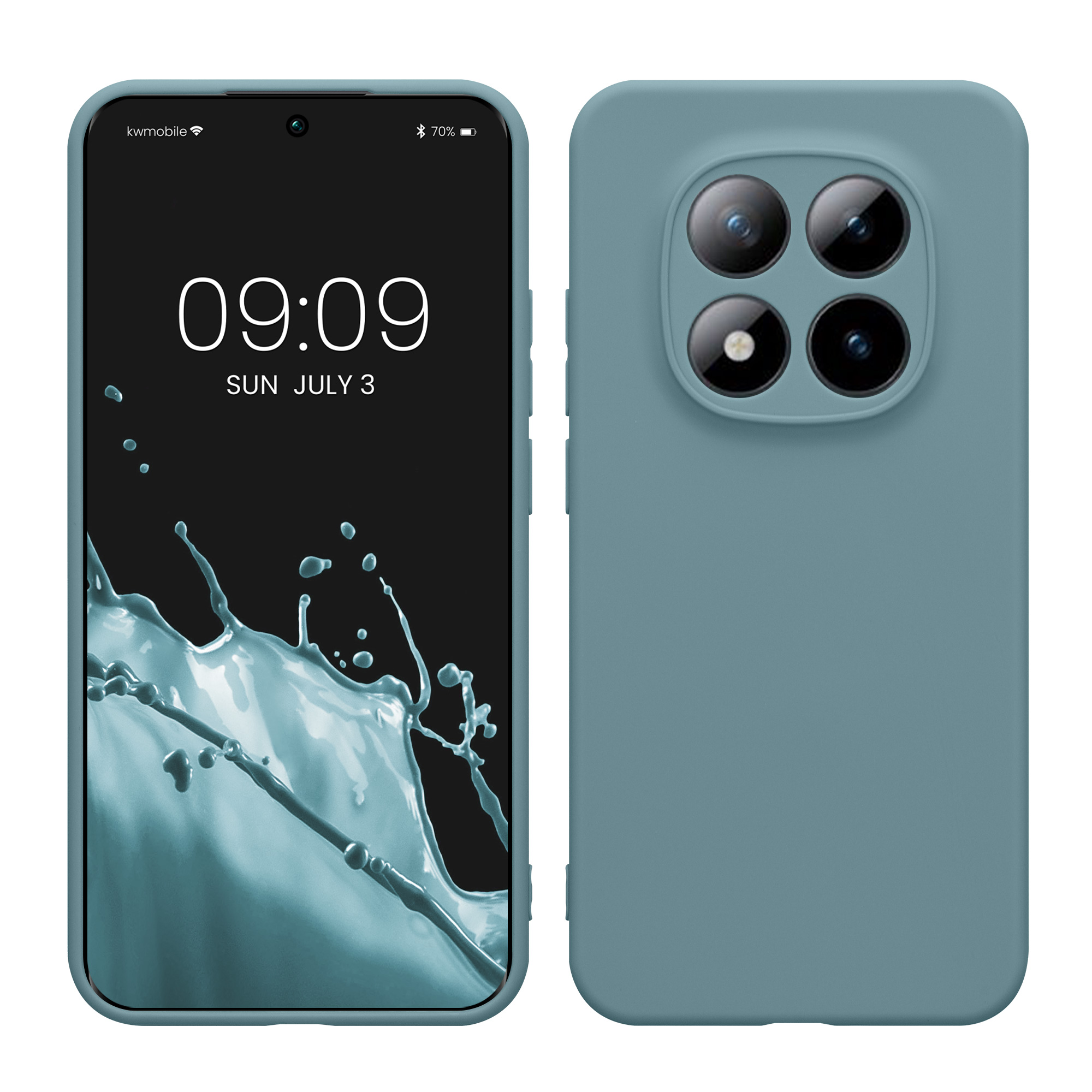 TPU kryt kwmobile pro Xiaomi Redmi Note 15 Pro 5G - šedobéžová