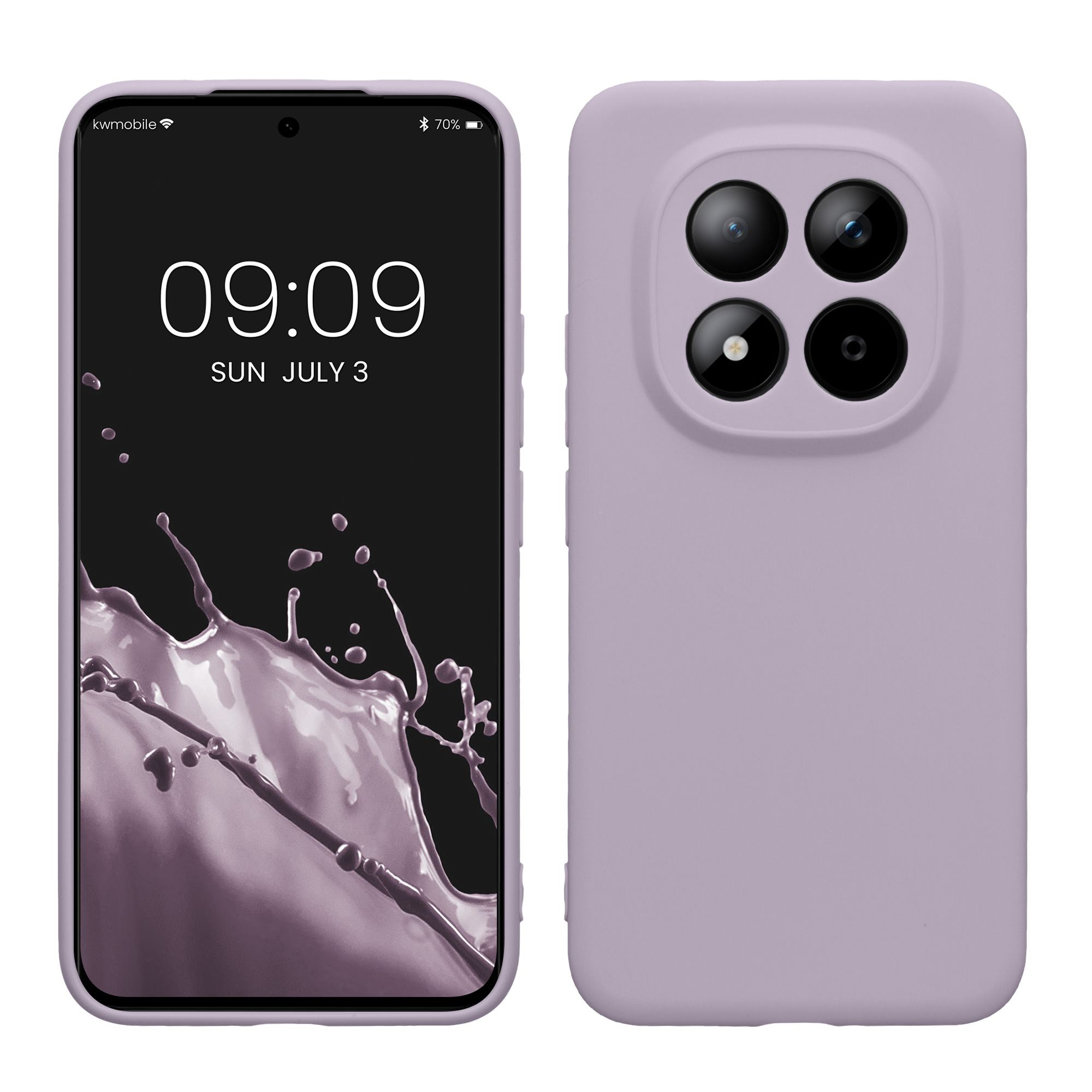 TPU kryt kwmobile pro Xiaomi Redmi Note 15 Pro+ 5G / Poco M8 Pro 5G - levandulová