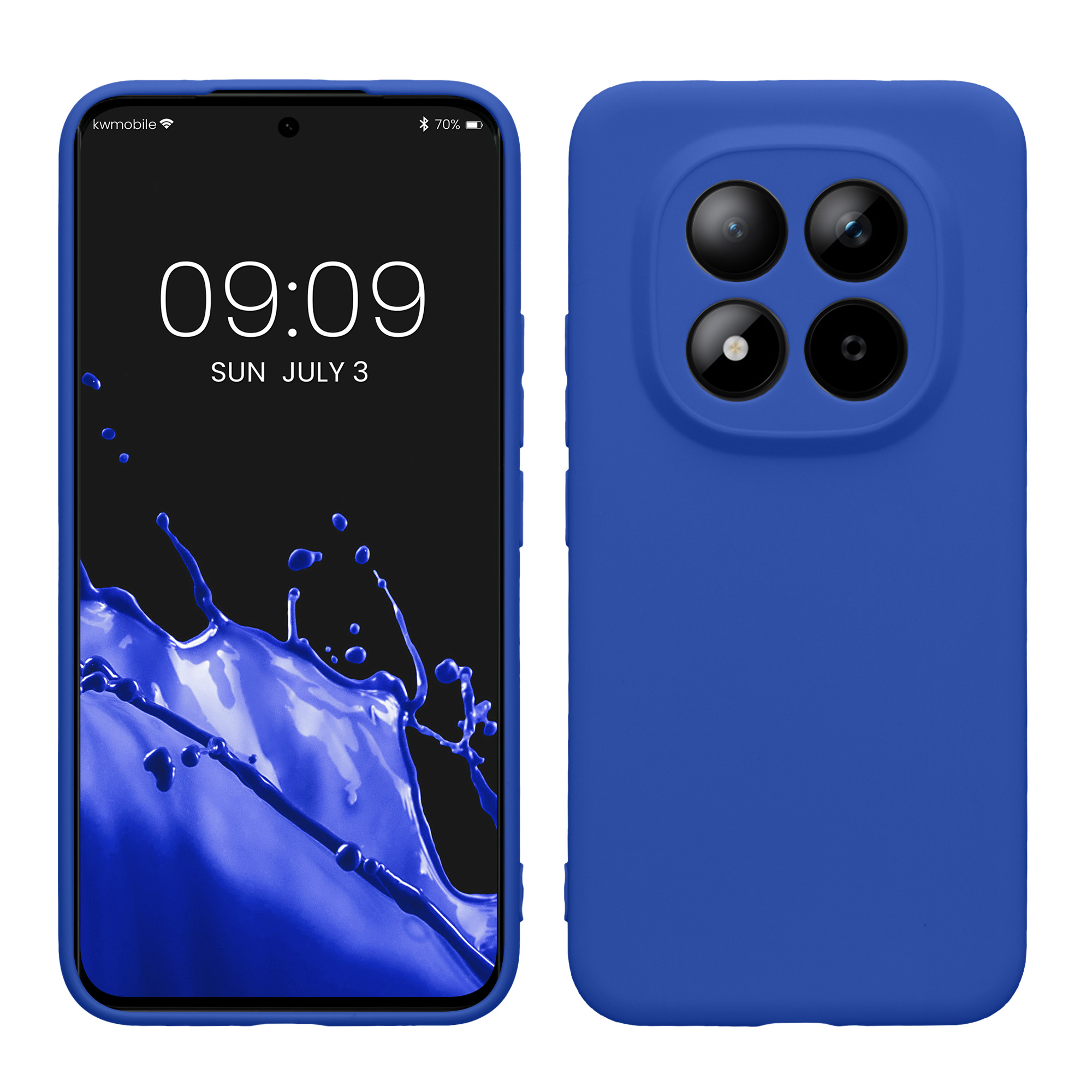 TPU kryt kwmobile pro Xiaomi Redmi Note 15 Pro+ 5G / Poco M8 Pro 5G - baltská modrá