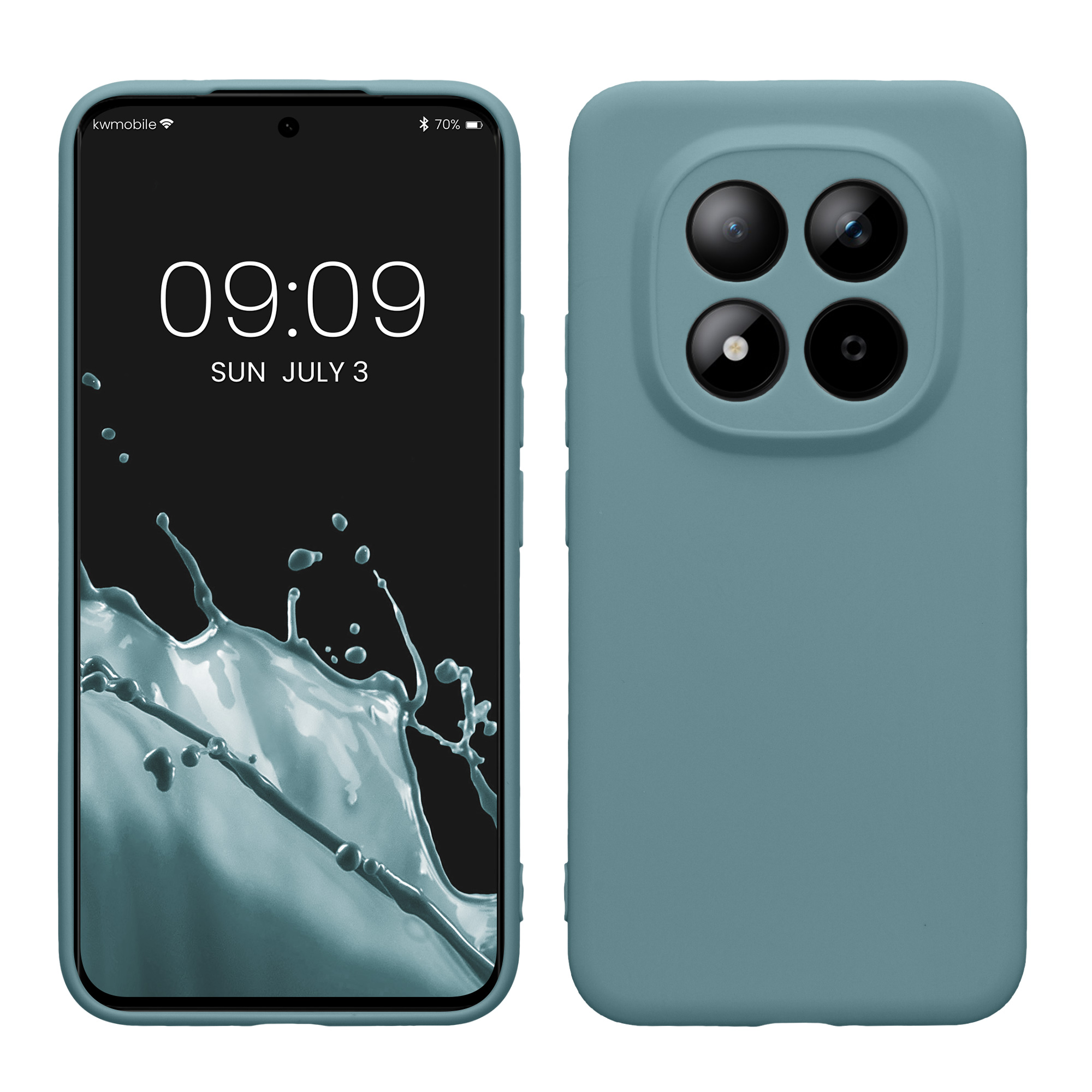 TPU kryt kwmobile pro Xiaomi Redmi Note 15 Pro+ 5G / Poco M8 Pro 5G - šedobéžová