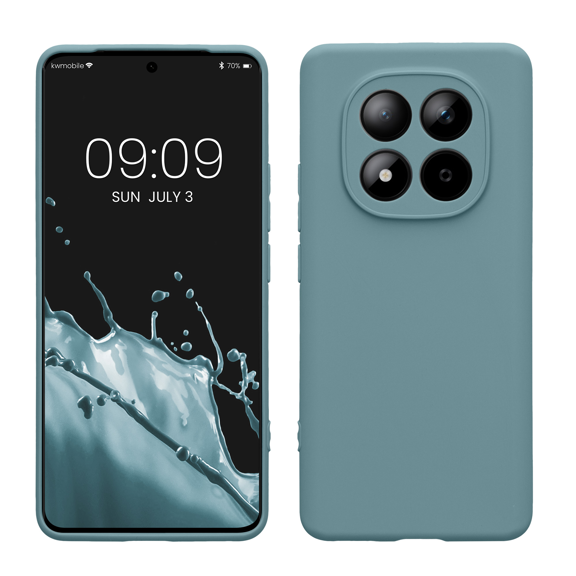TPU kryt kwmobile pro Xiaomi Redmi Note 15 4G / Redmi Note 15 5G / Poco M8 5G - šedobéžová