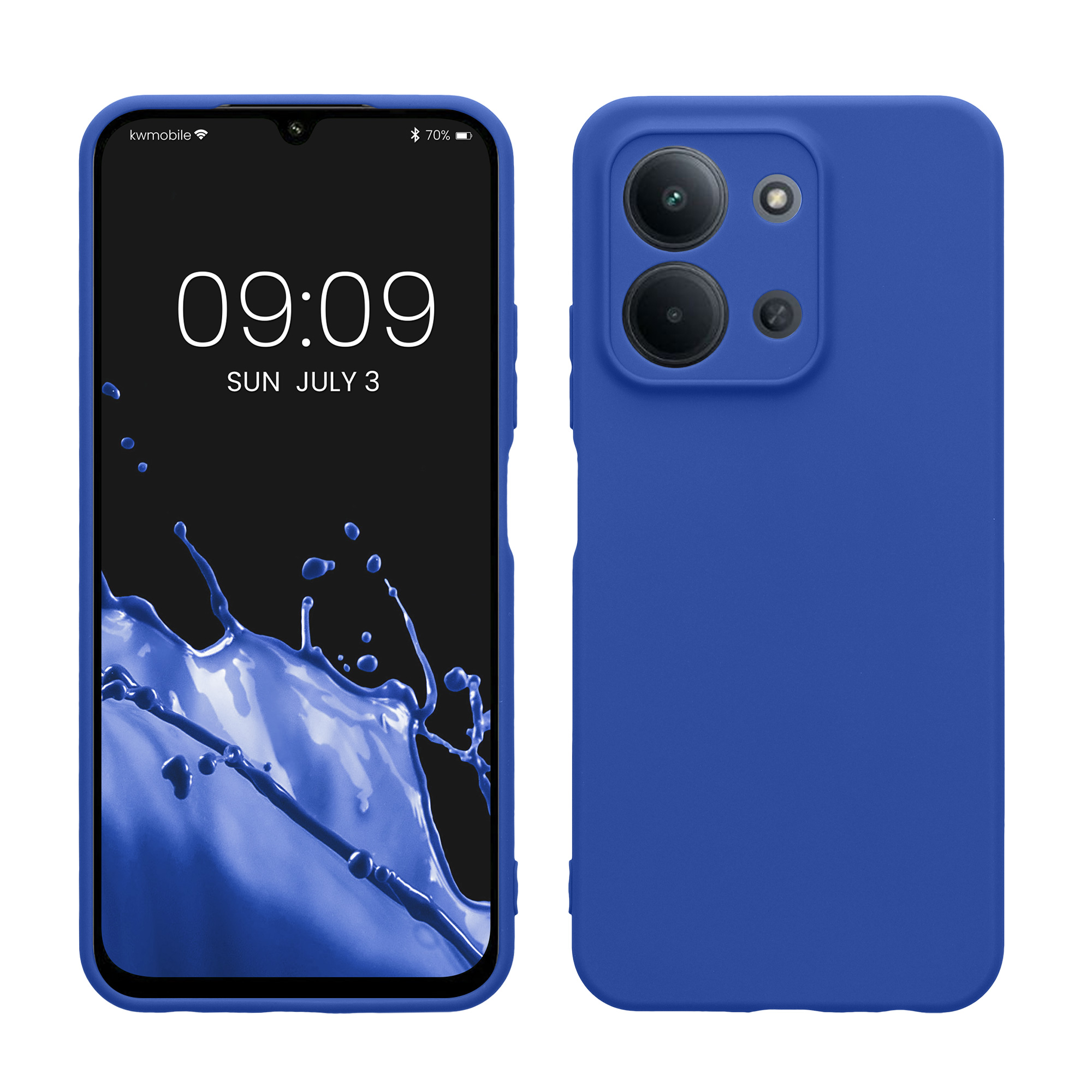 Kryt Xiaomi Redmi 15C silikonový TPU modrá kwmobile