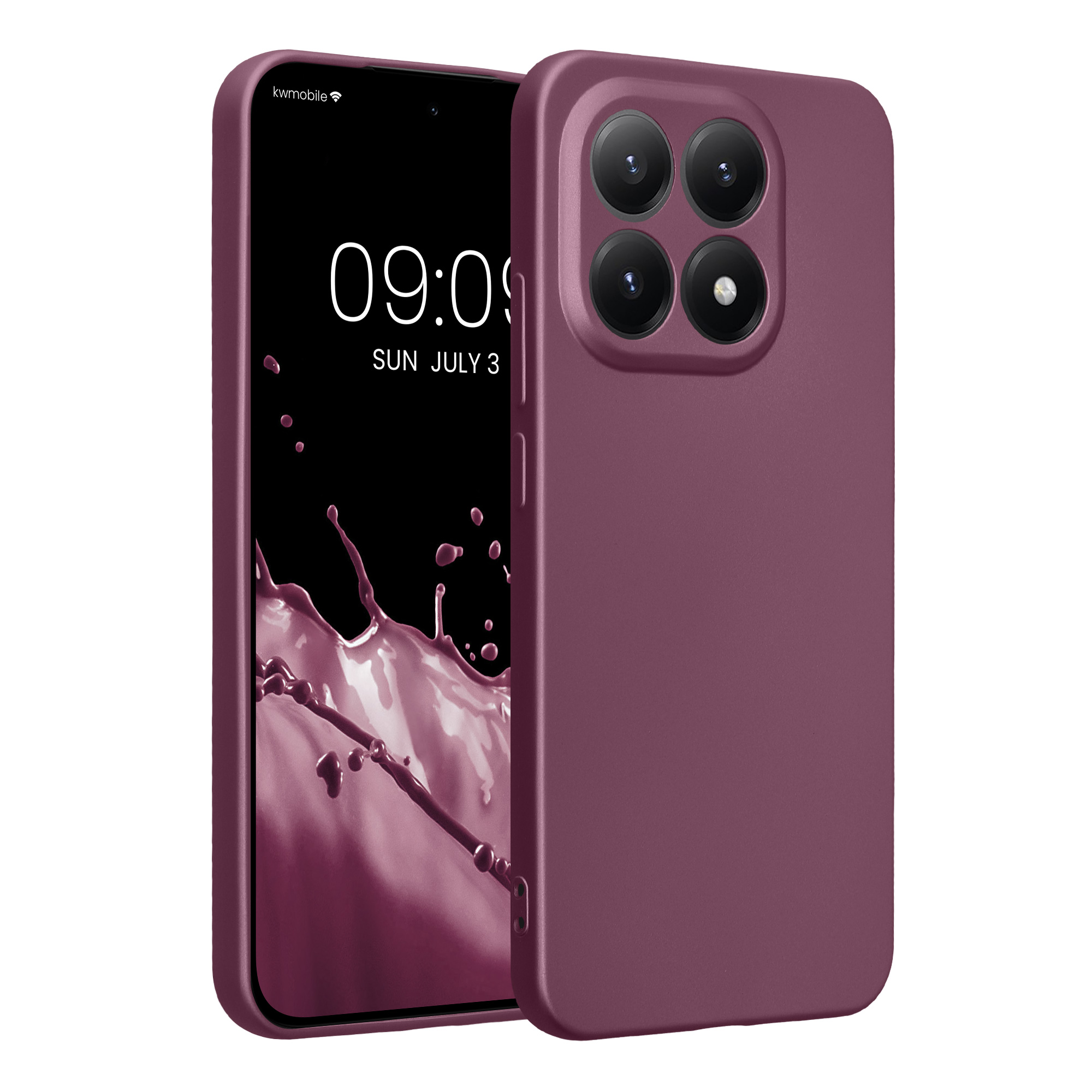 Pouzdro pro Xiaomi 15T kwmobile metalické TPU - metalická levandulová