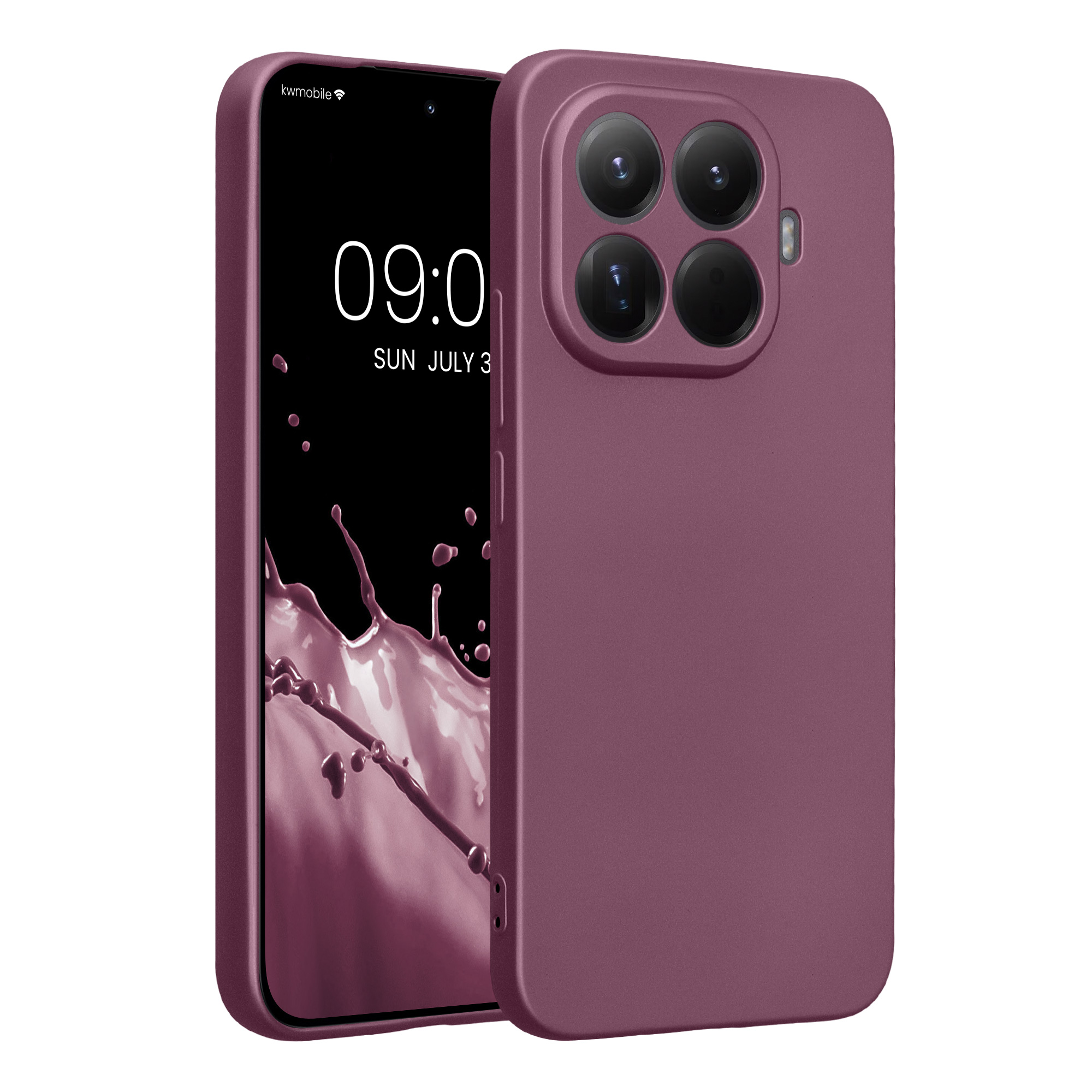 Pouzdro pro Xiaomi 15T Pro kwmobile metalické TPU - metalická levandulová