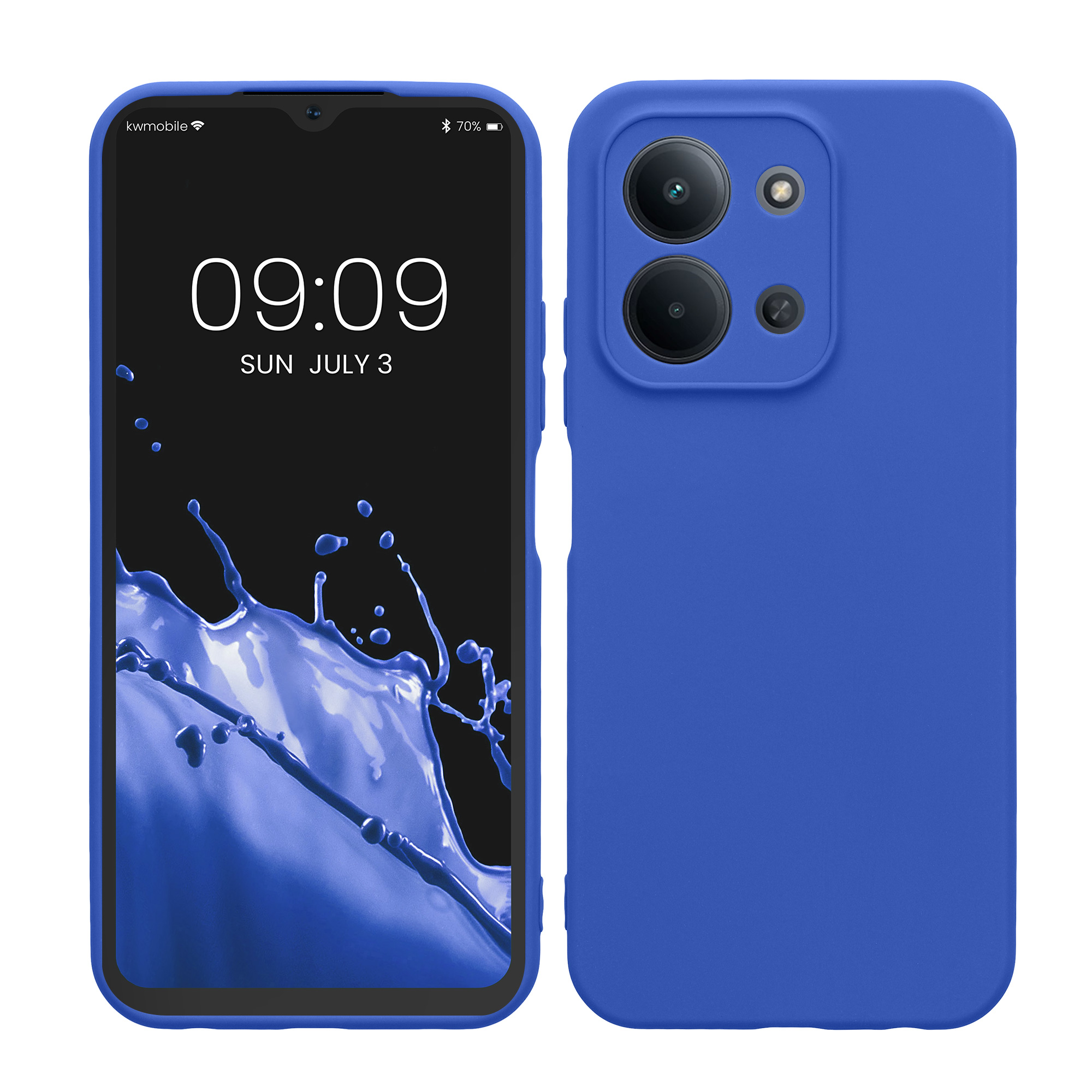 Pouzdro pro Xiaomi Redmi 15C 5G kwmobile tenké TPU - baltská modrá