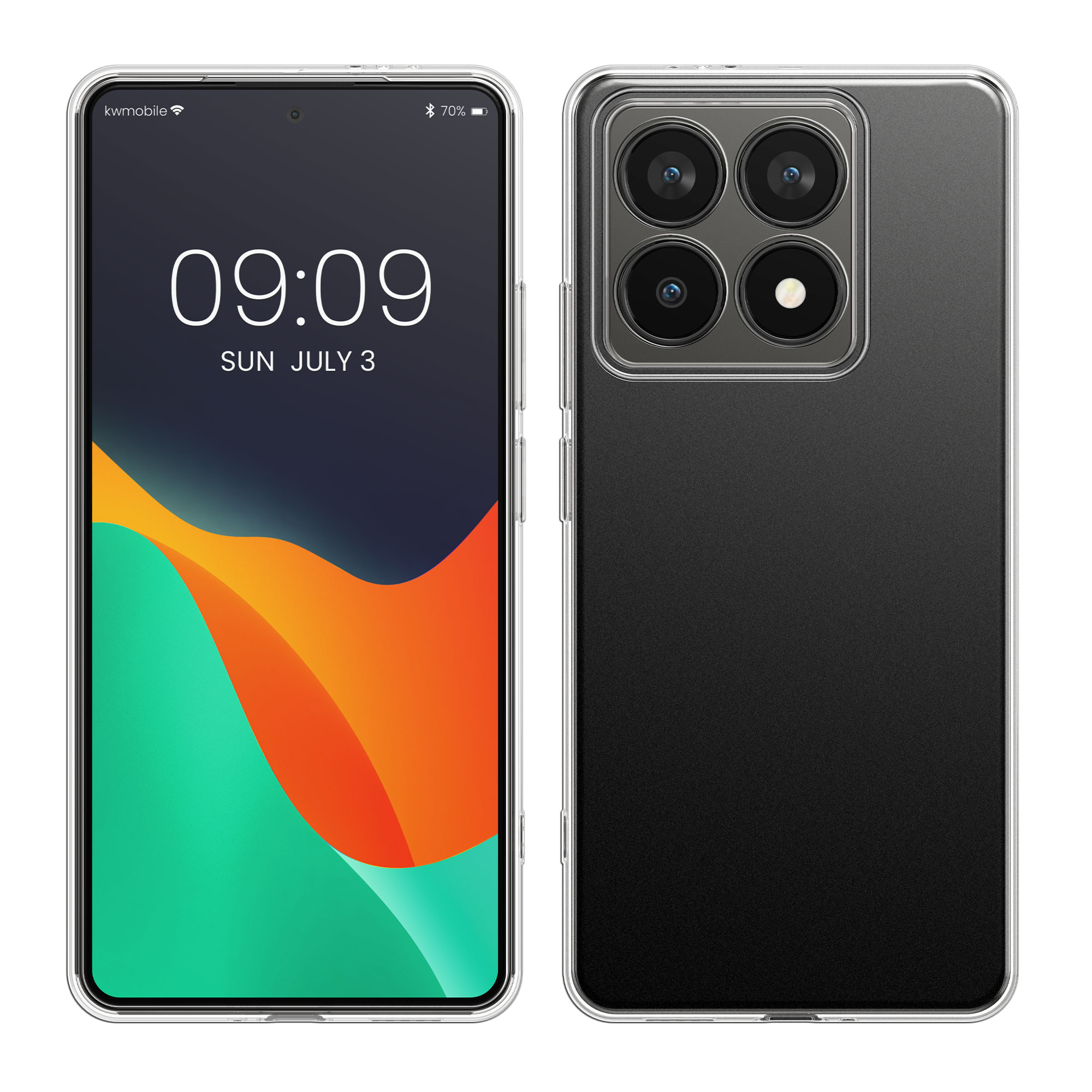 Pouzdro pro Xiaomi 14T kwmobile tenké TPU - transparentní