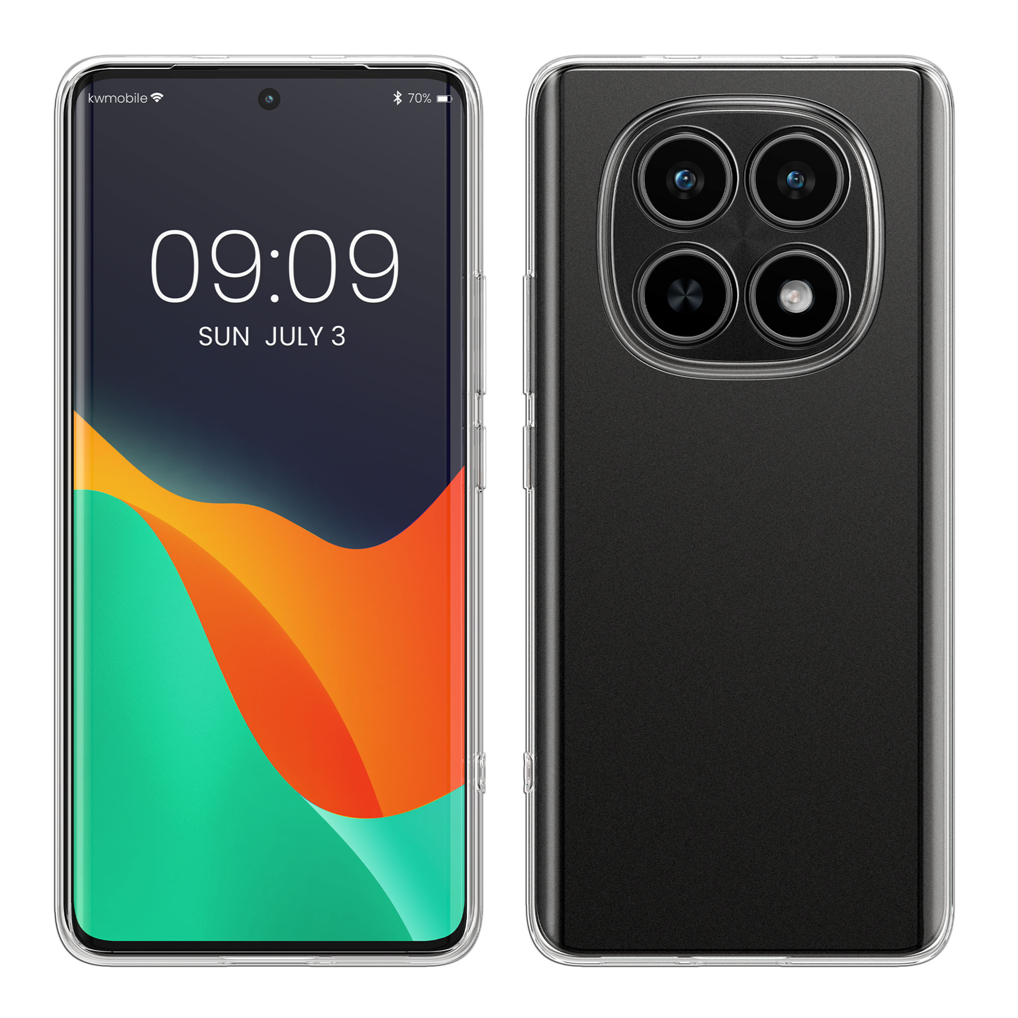 Pouzdro pro Xiaomi Redmi Note 15 4G / 5G / Poco M8 5G kwmobile tenké TPU - transparentní
