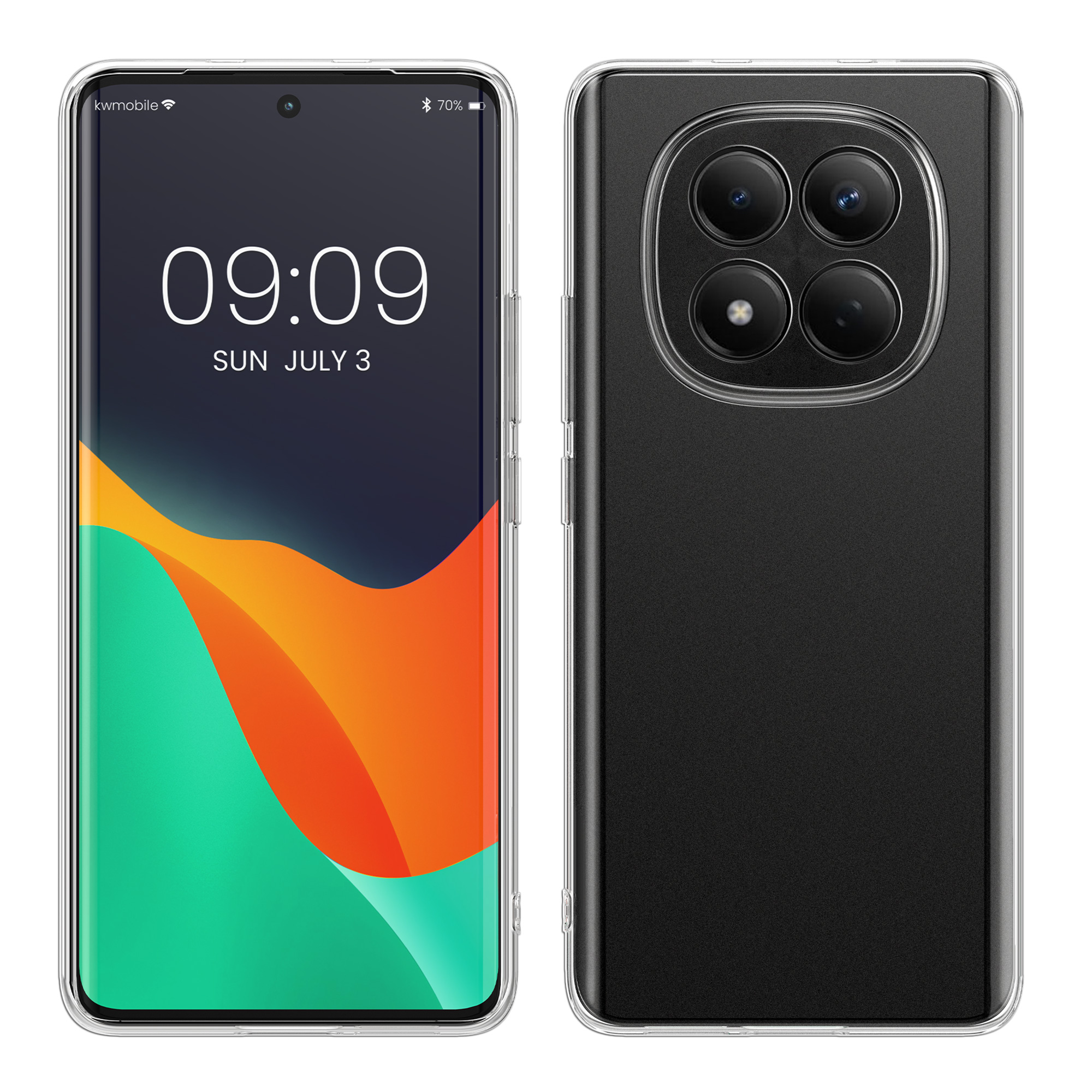 Transparentní TPU kryt kwmobile pro Xiaomi Redmi Note 15 Pro 4G - transparentní