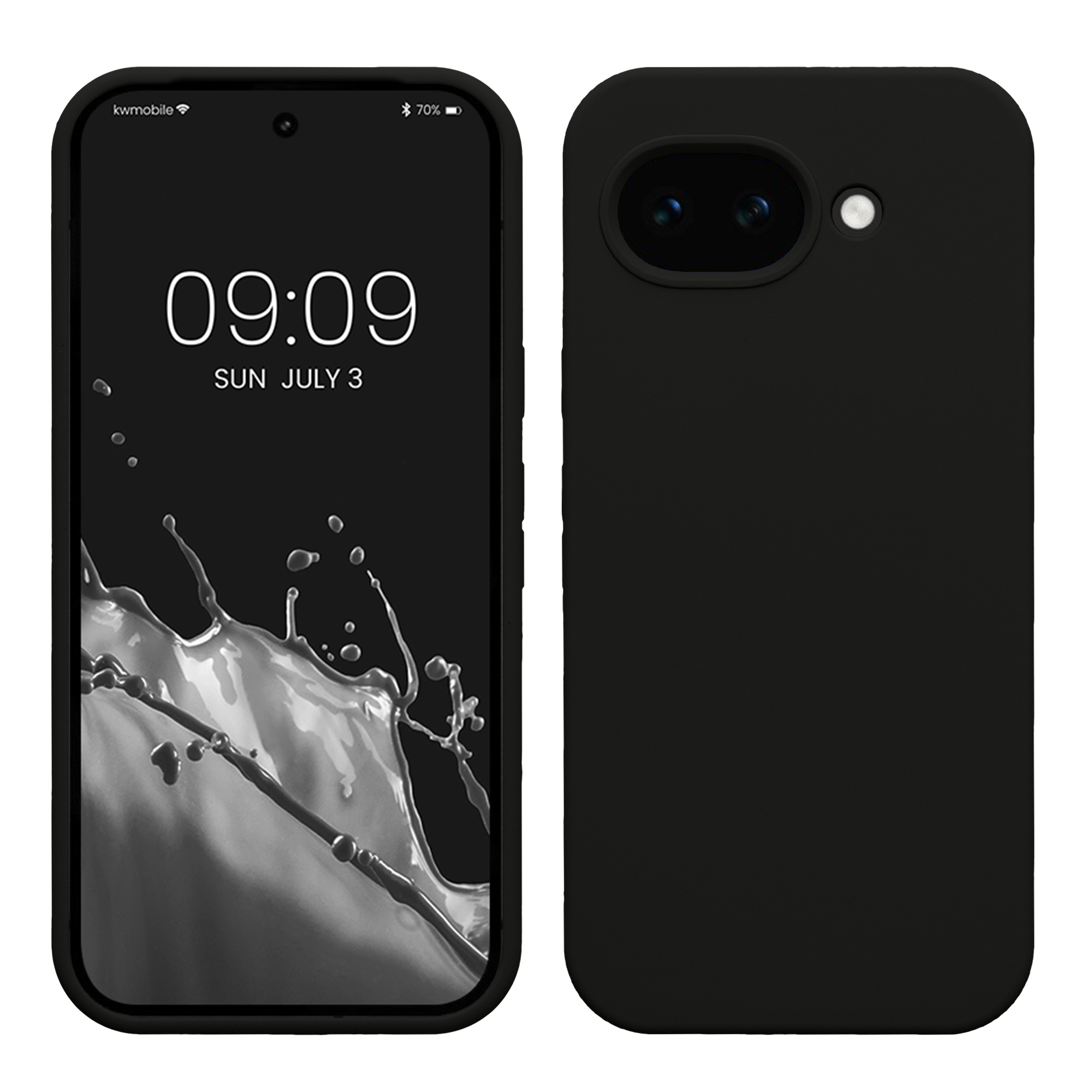 Silikonový kryt kwmobile pro Google Pixel 10a - černá