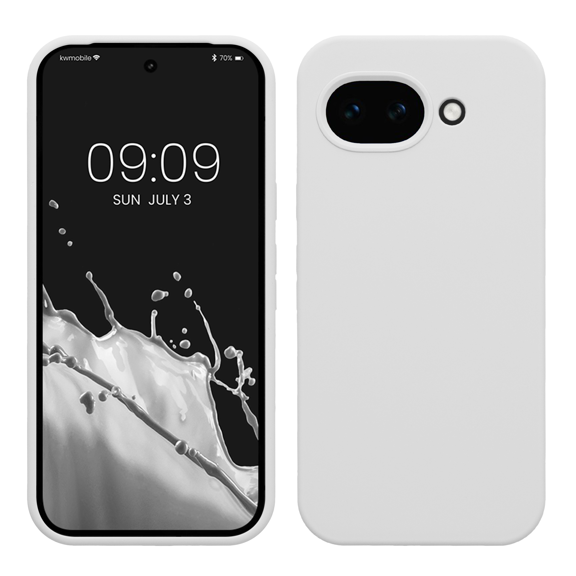 Pouzdro pro Google Pixel 10a kwmobile silikonové - matná bílá