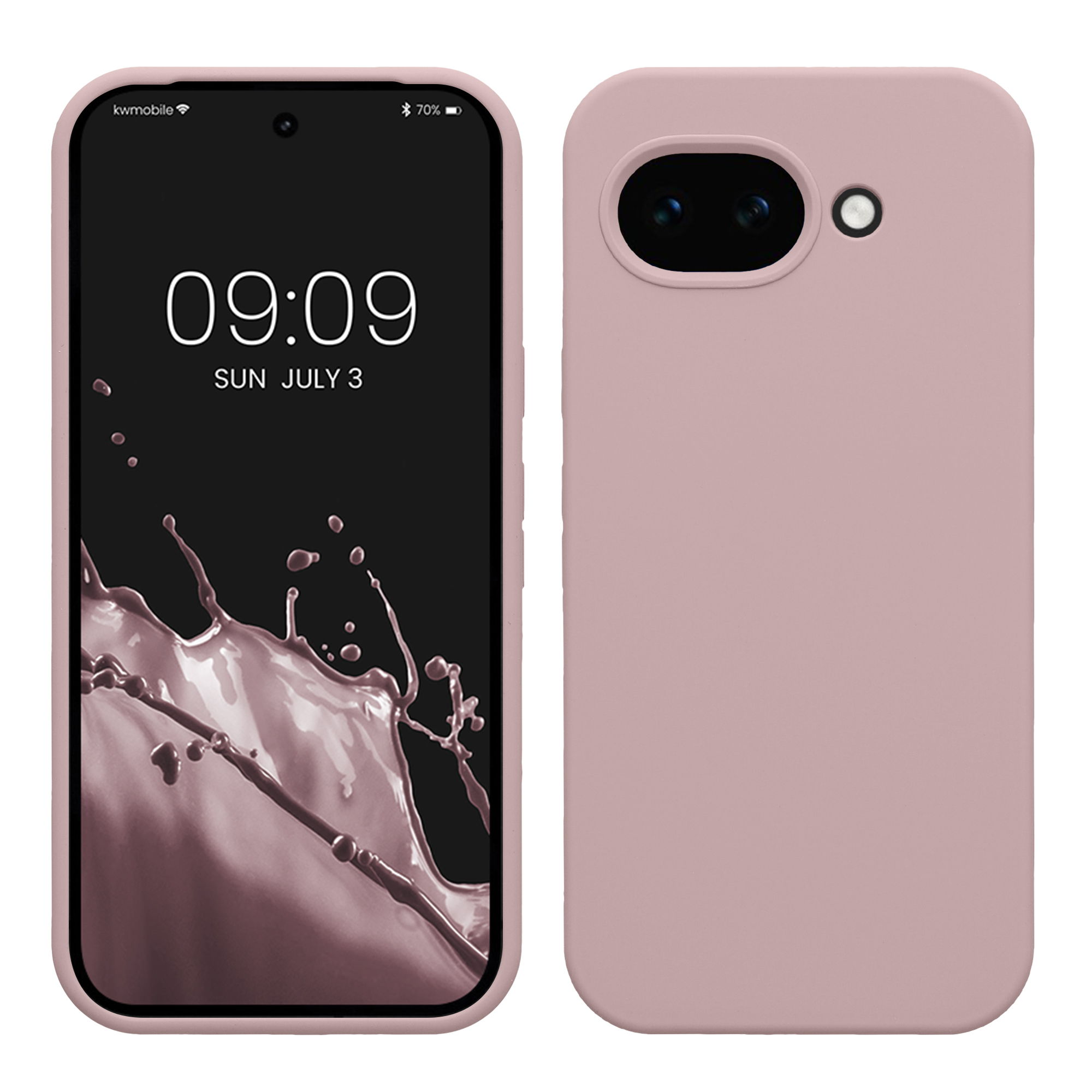 Pouzdro pro Google Pixel 10a kwmobile silikonové - světle lila