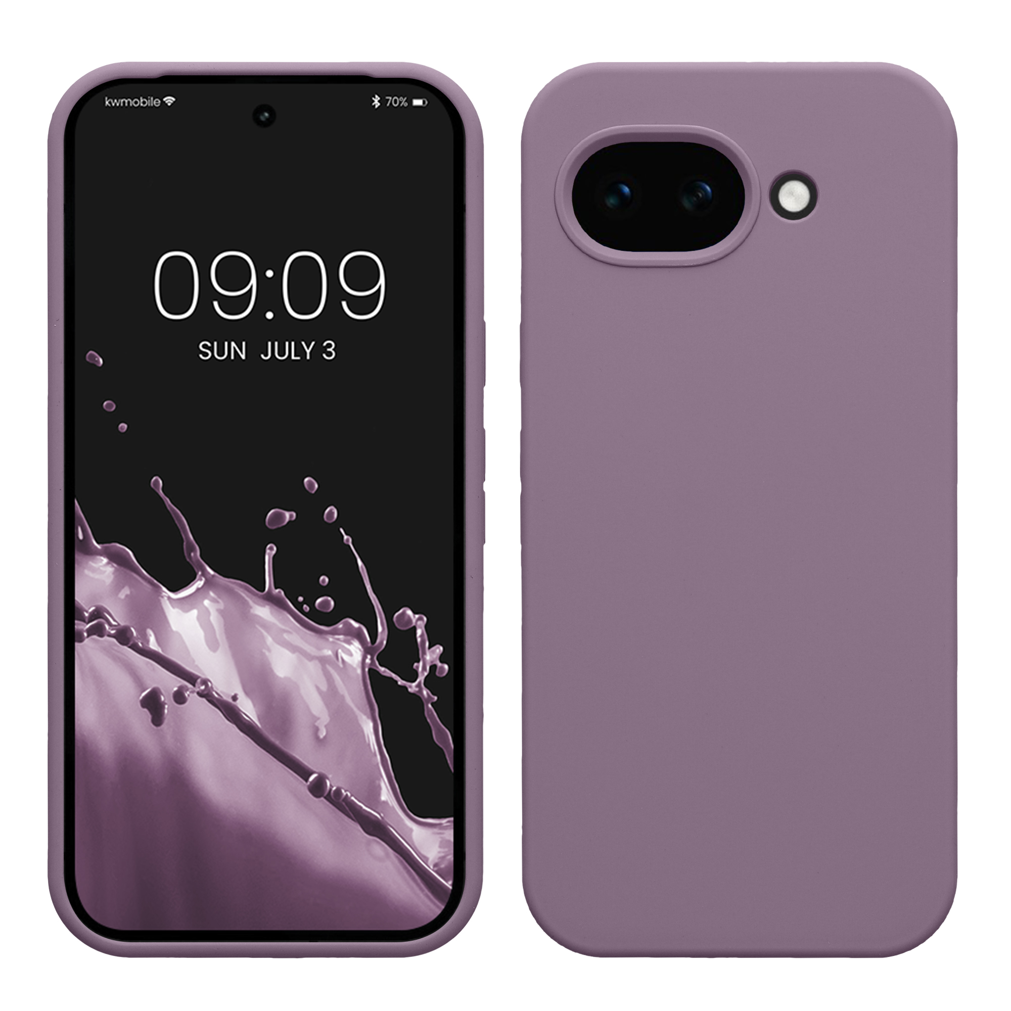 Pouzdro pro Google Pixel 10a kwmobile silikonové - pastelová kosatcová