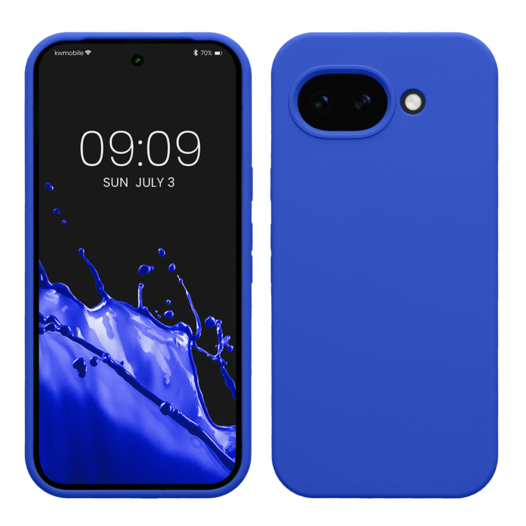 Pouzdro pro Google Pixel 10a kwmobile silikonové - baltská modrá