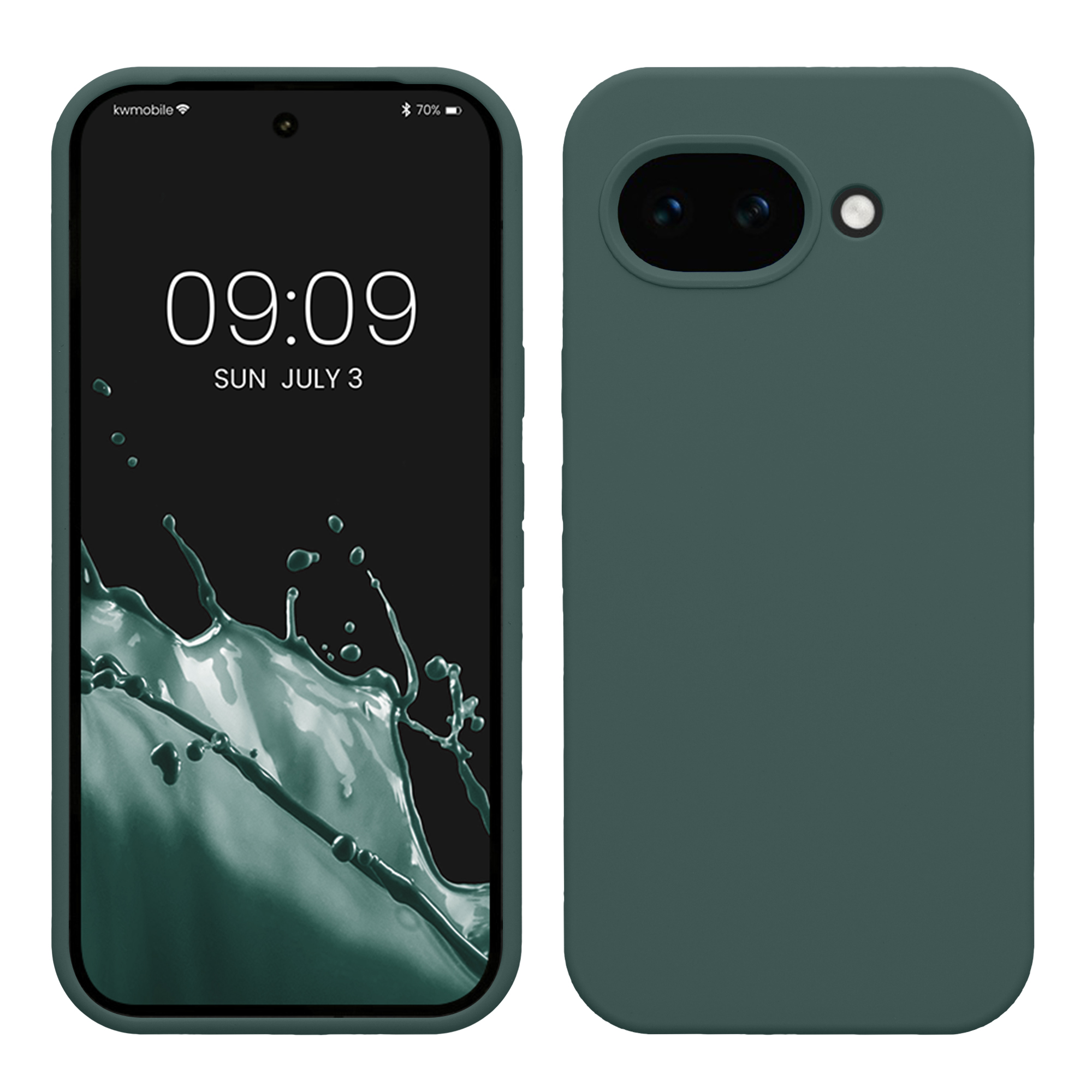 Kryt na mobil Google Pixel 10a, nárazuvzdorný - kwmobile, modrozelený