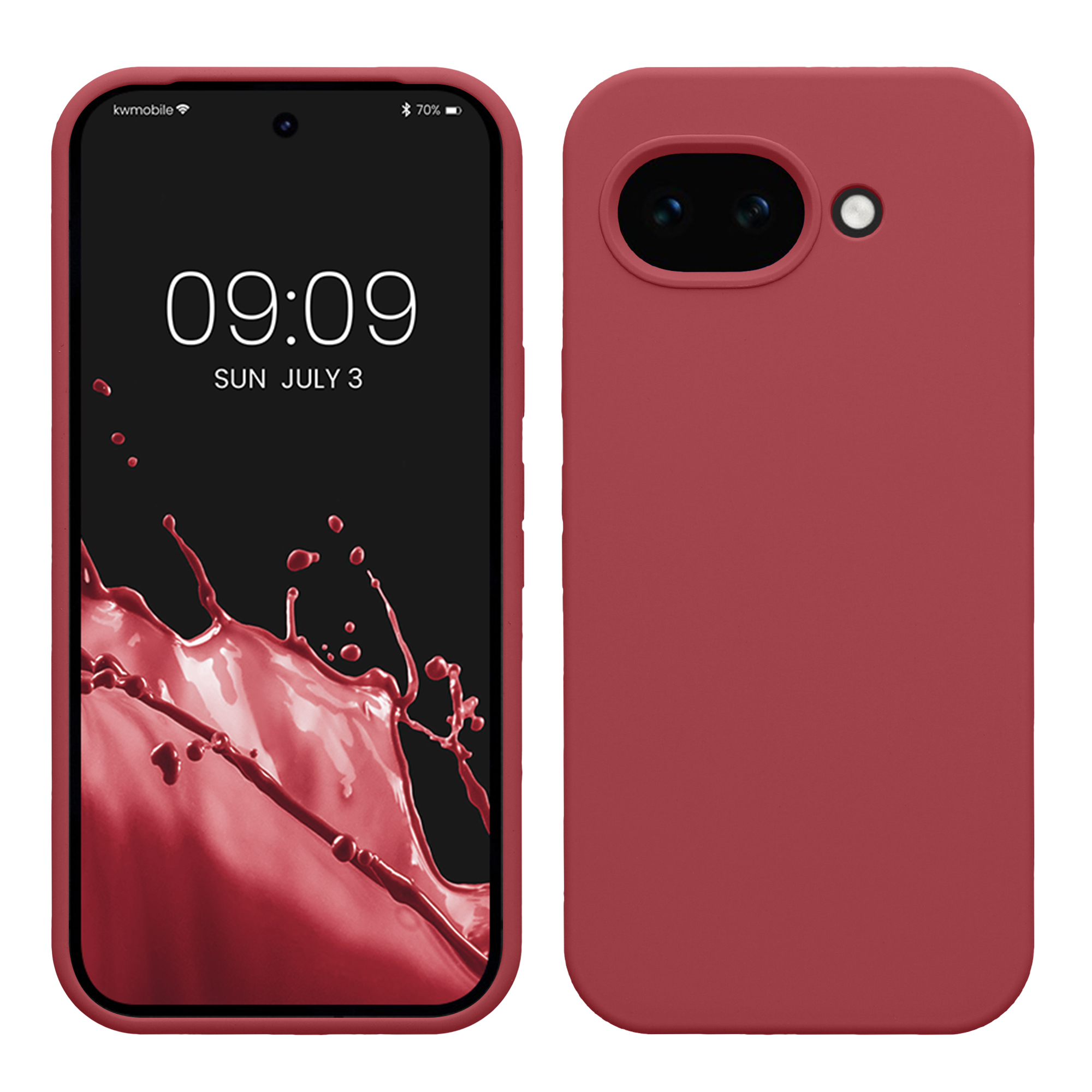 Pouzdro pro Google Pixel 10a kwmobile silikonové - tmavě starorůžová