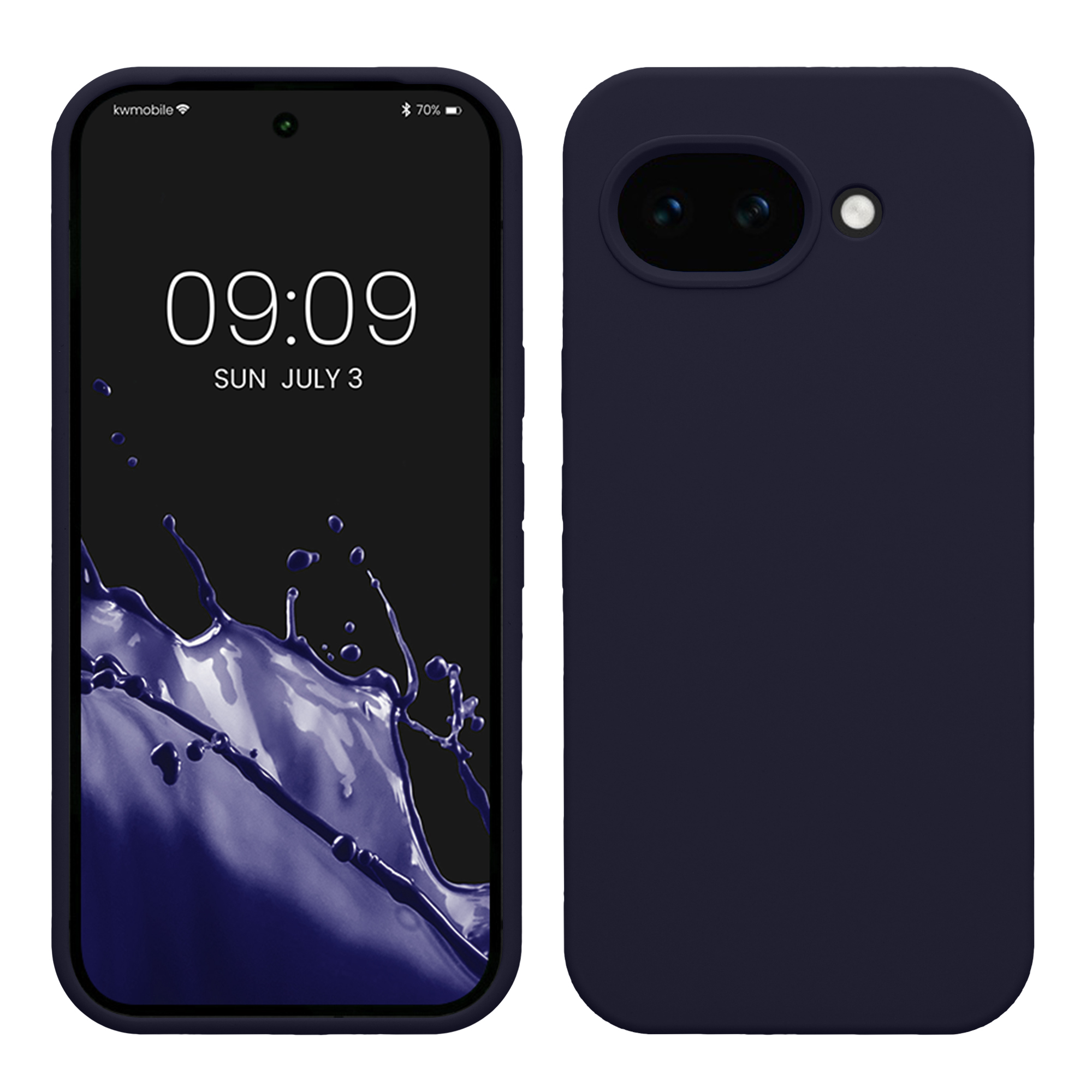 Pouzdro pro Google Pixel 10a kwmobile silikonové - hluboký oceán