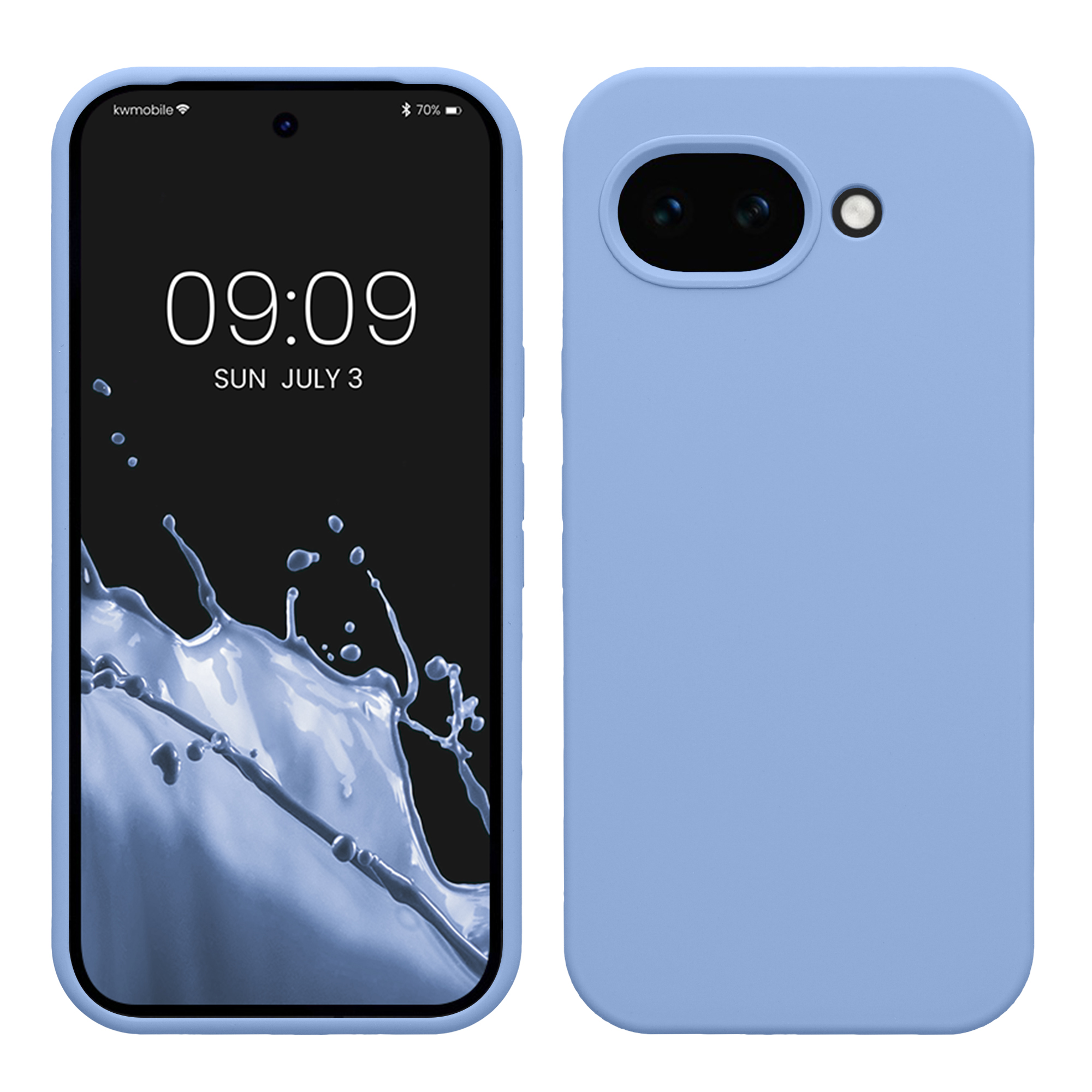 Pouzdro pro Google Pixel 10a kwmobile silikonové - levandulová modrá