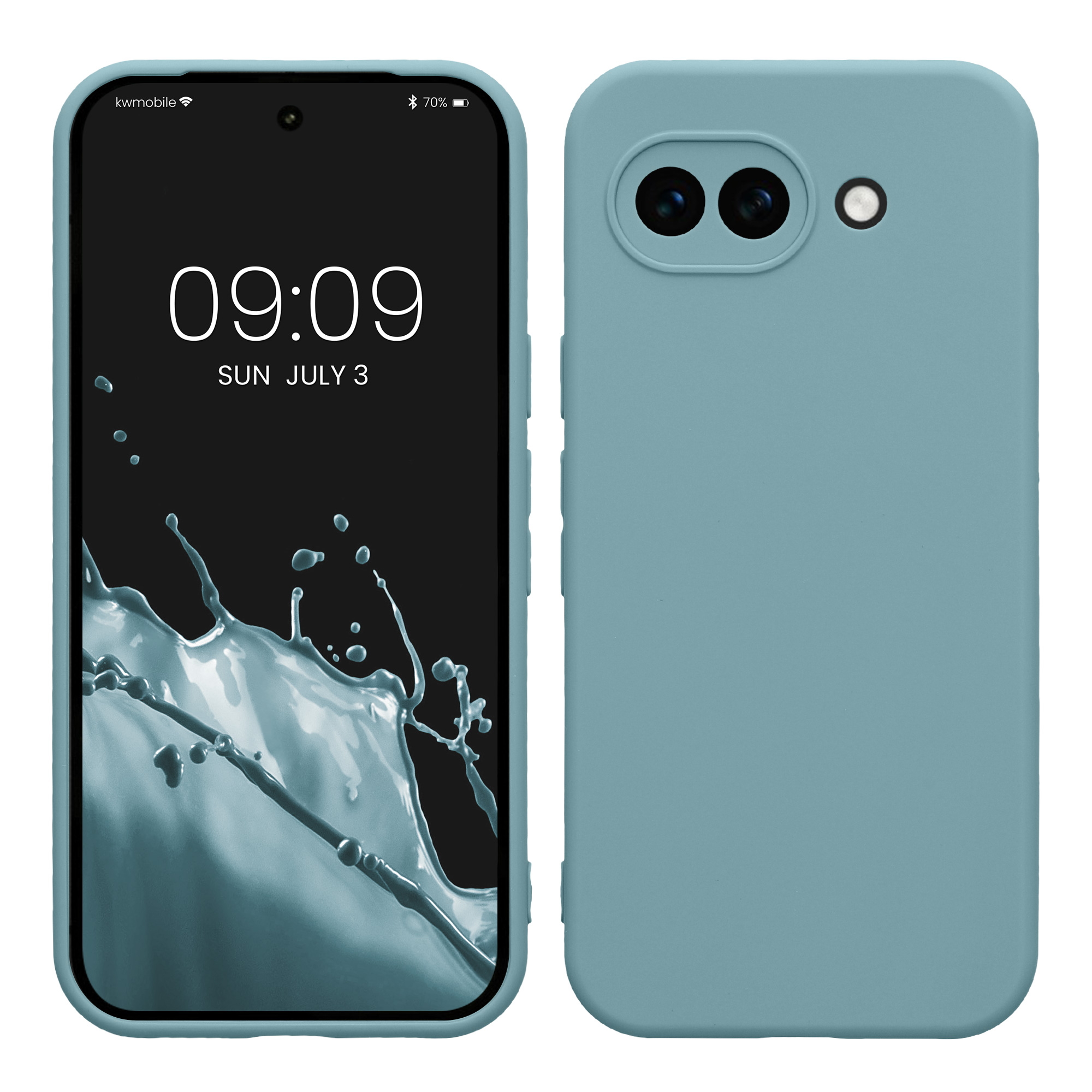 Silikonový kryt kwmobile pro Google Pixel 10a - kamenně béžová