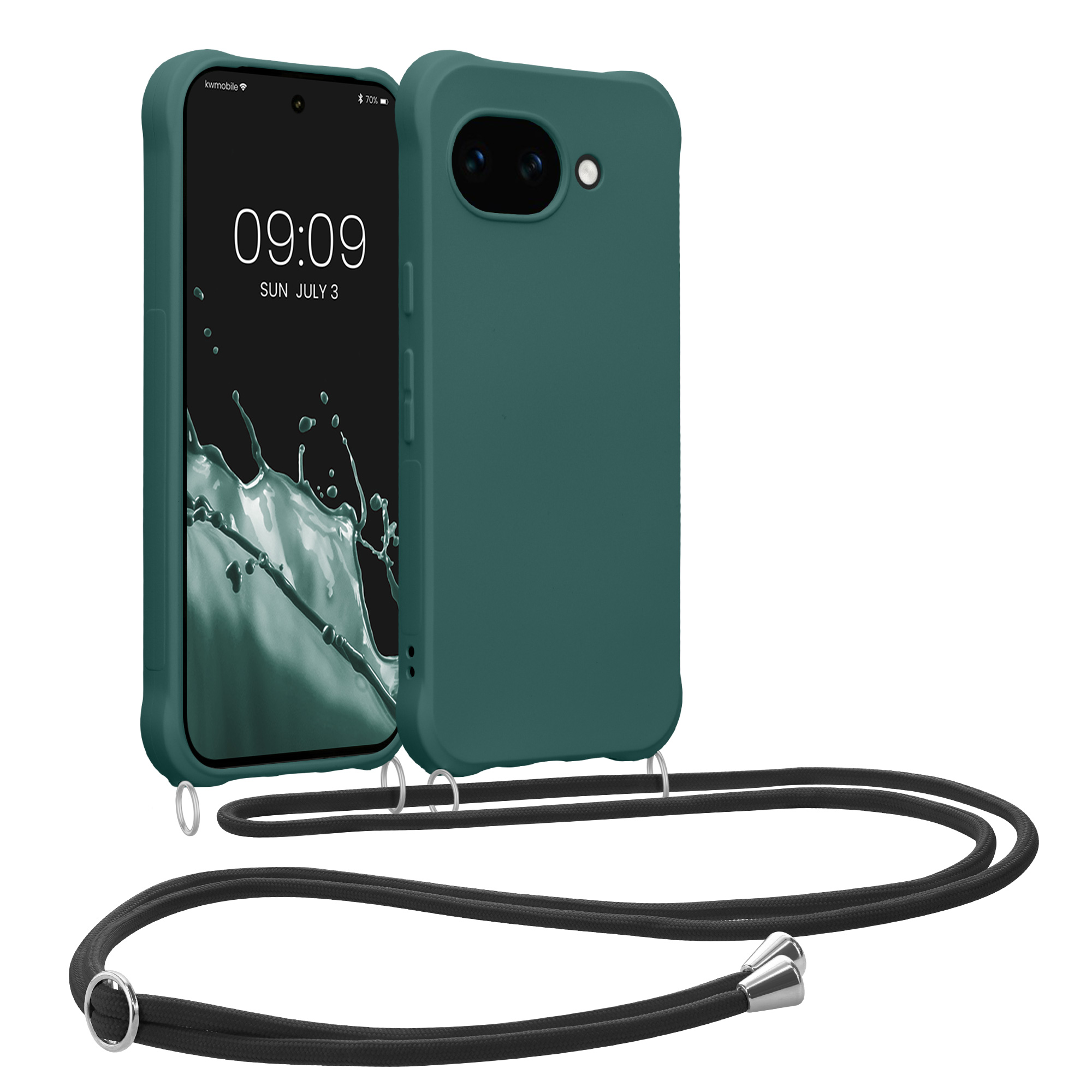Crossbody kryt kwmobile pro Google Pixel 10a - petrolejová