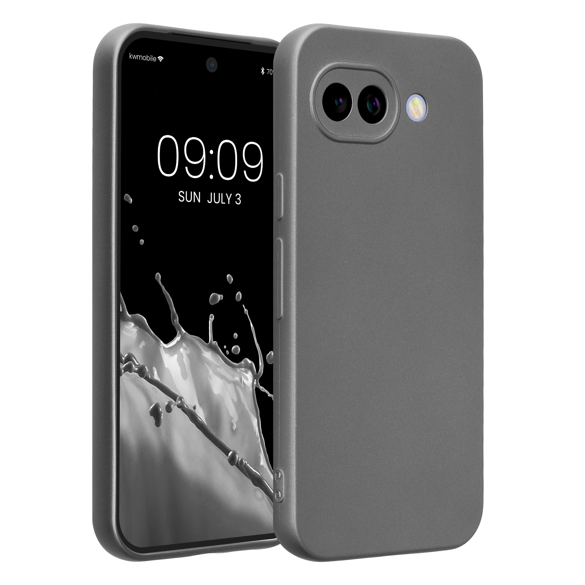 Kryt na mobil Google Pixel 10a - kwmobile, metalický šedý