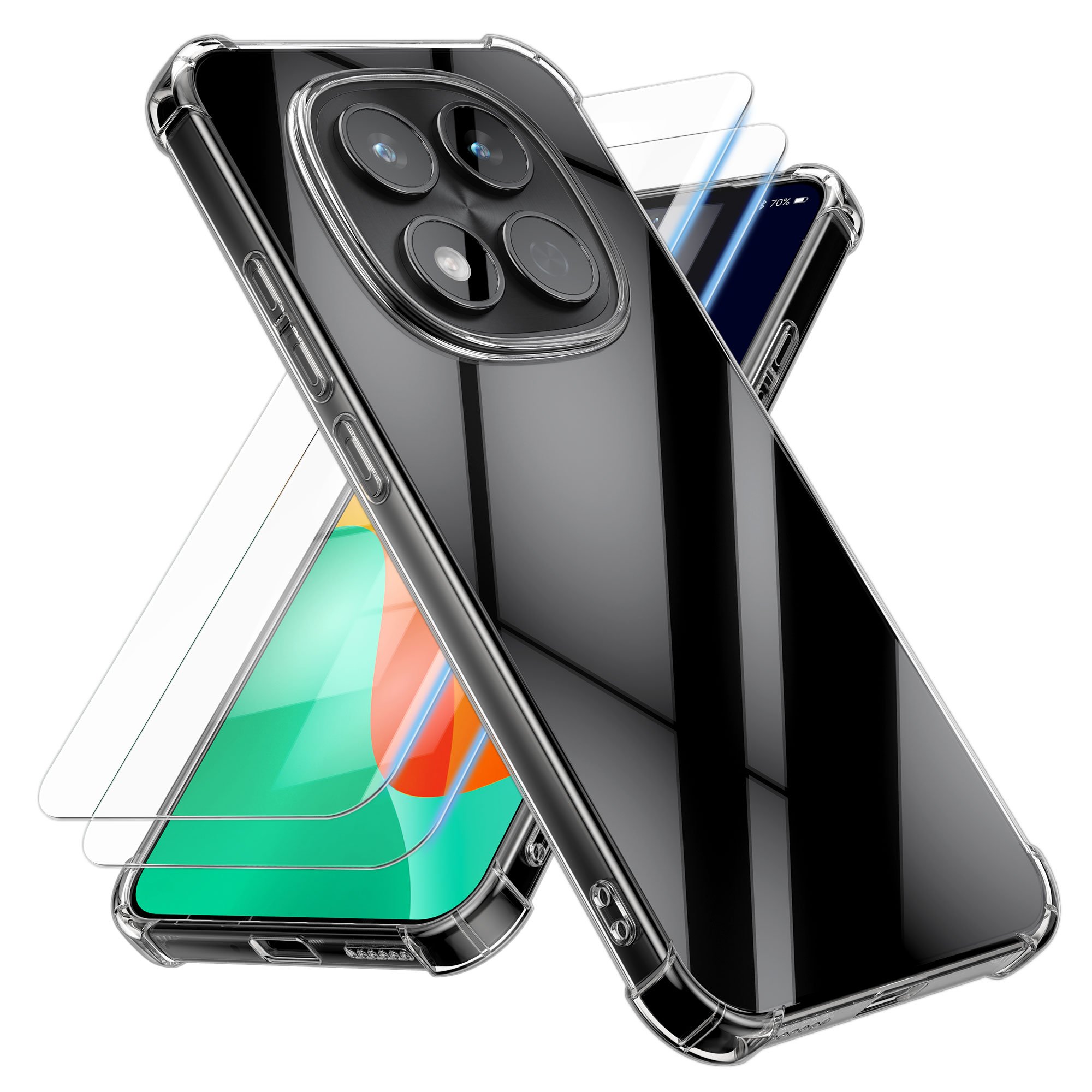 Čiré pouzdro pro Xiaomi Redmi Note 15 Pro 4G kwmobile - transparentní