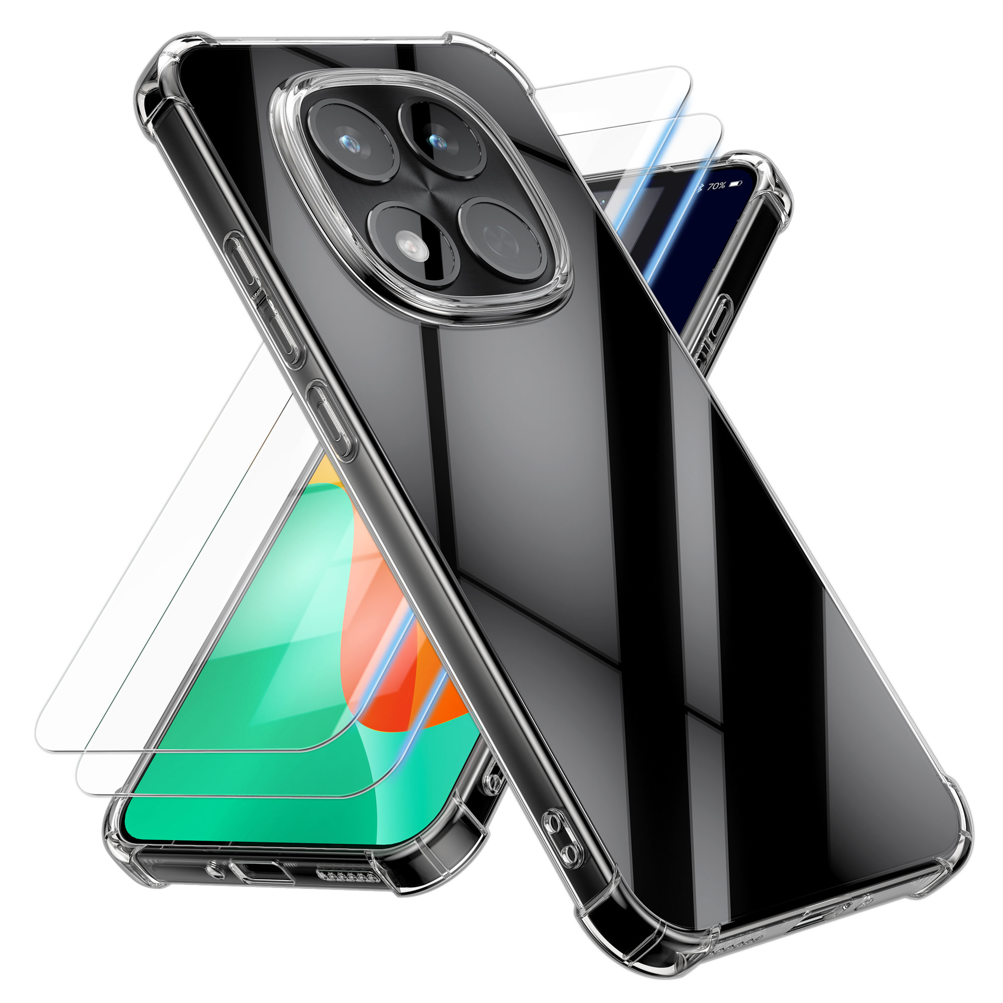 Čiré pouzdro pro Xiaomi Redmi Note 15 Pro 5G kwmobile - transparentní