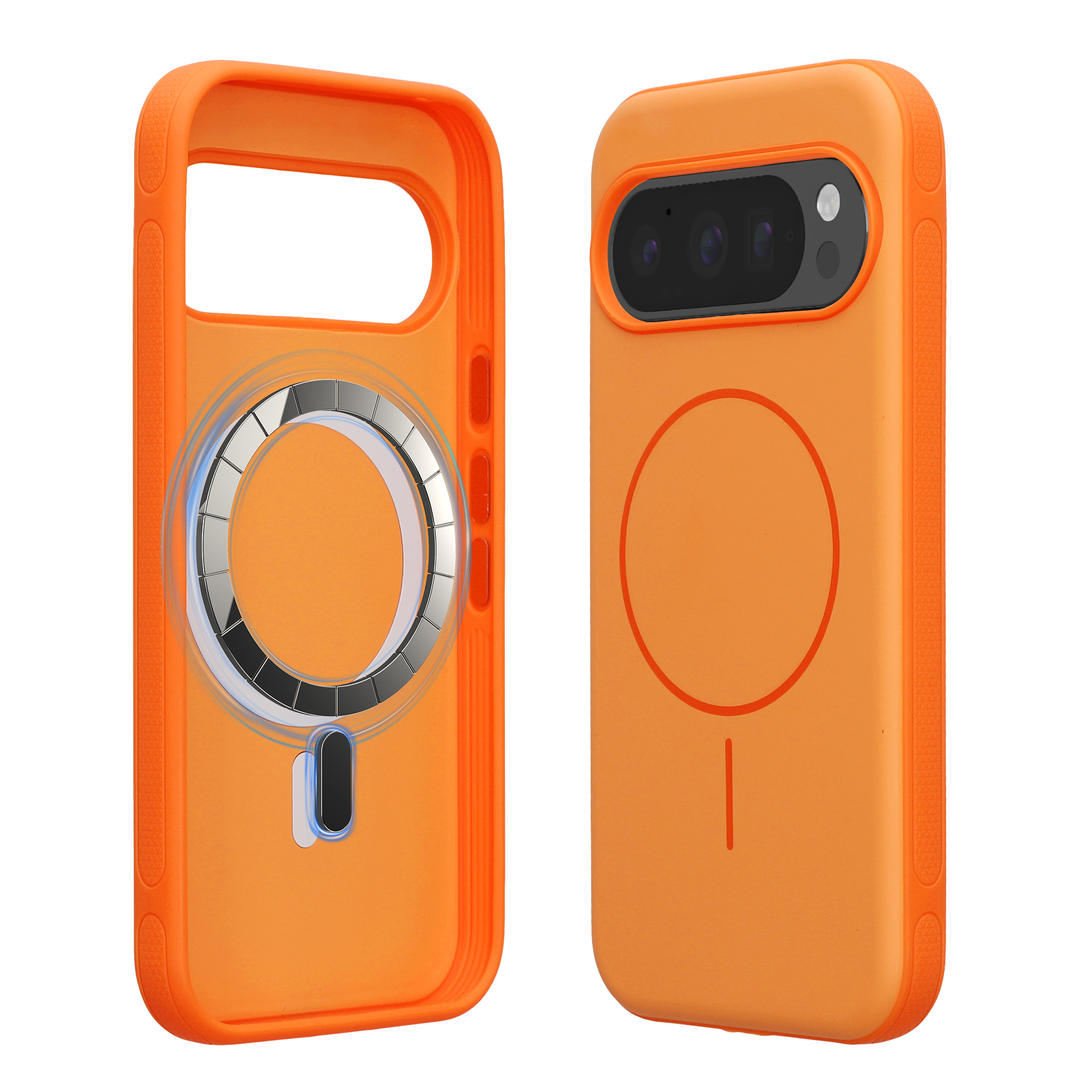 Nárazuvzdorné pouzdro pro Google Pixel 10 / 10 Pro / 9 / 9 Pro kwmobile TPU - oranžová