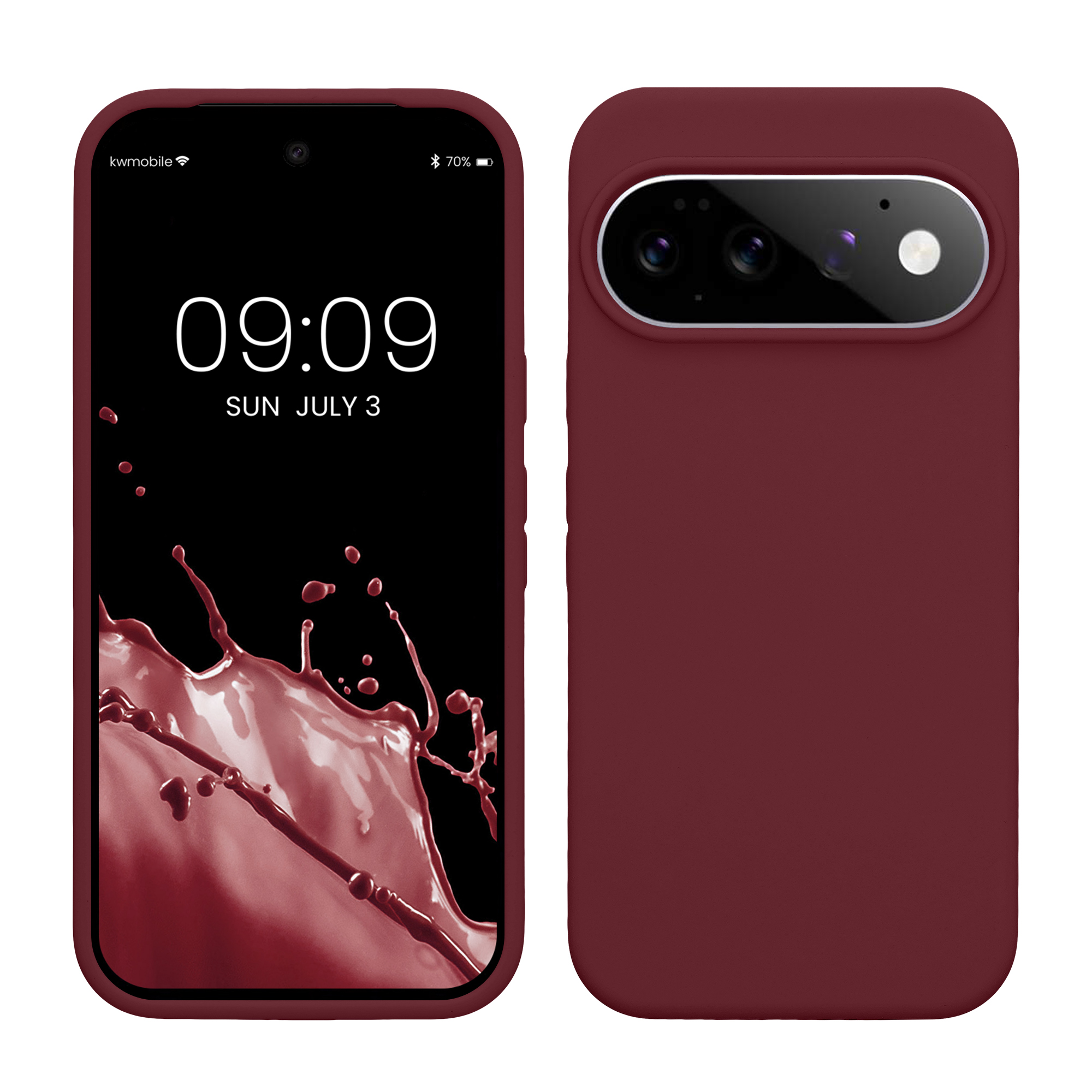 Pouzdro pro Google Pixel 11 / Pixel 11 Pro kwmobile silikonové - vínově fialová