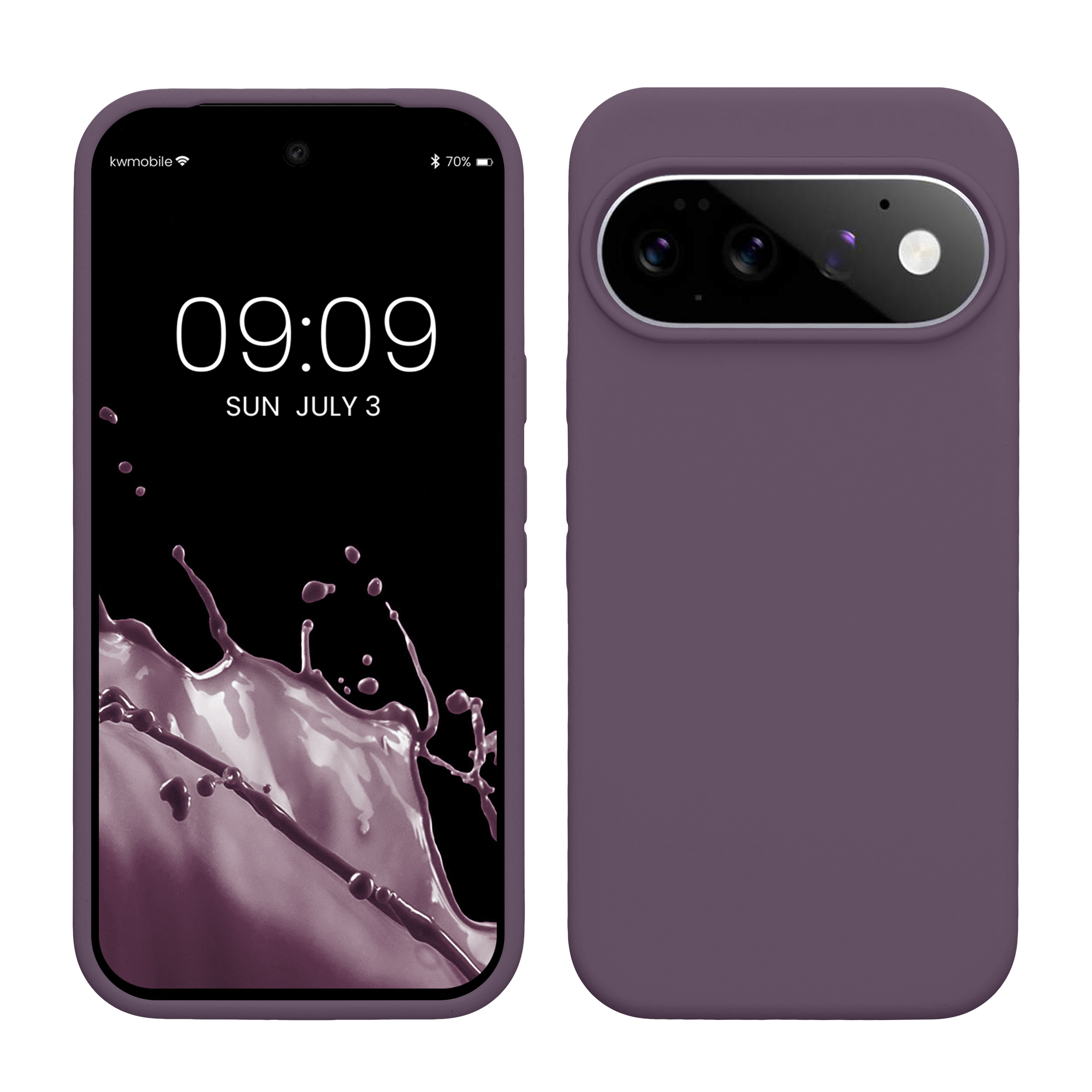 Pouzdro pro Google Pixel 11 / Pixel 11 Pro kwmobile silikonové - pastelová kosatcová