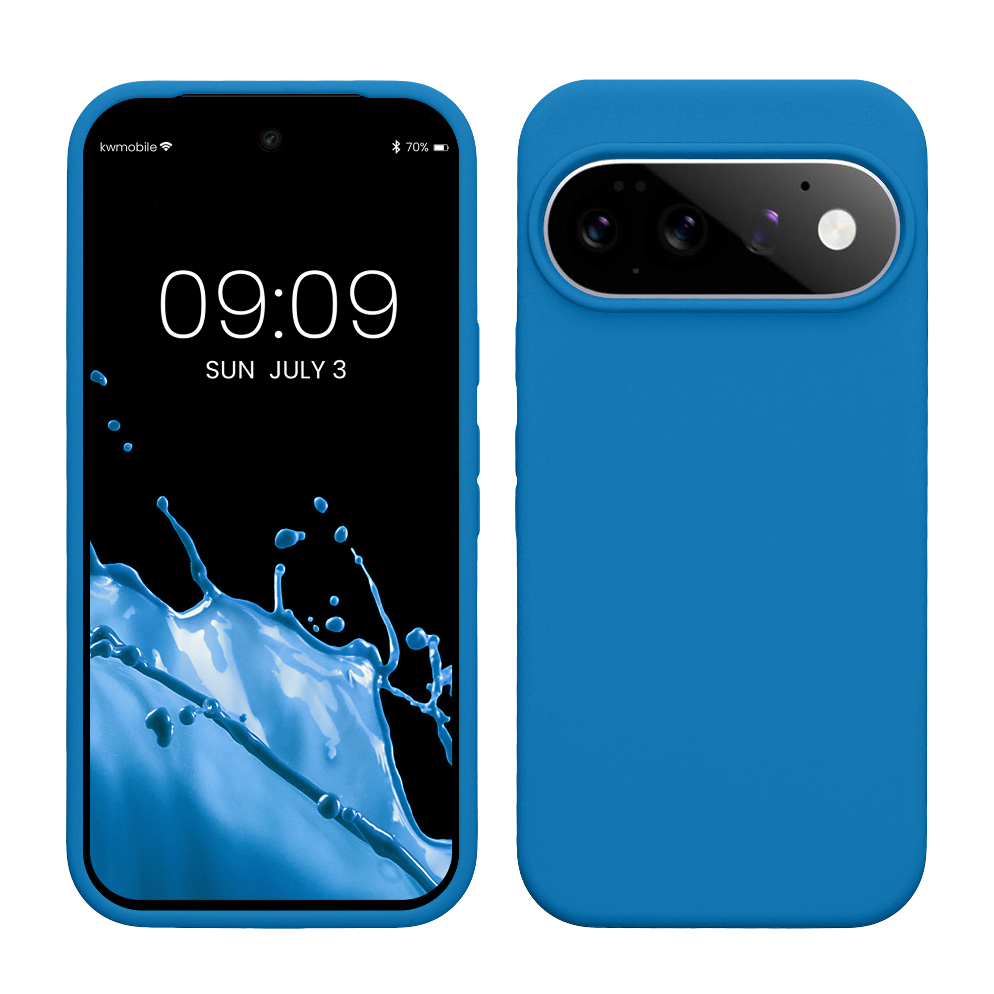 Pouzdro pro Google Pixel 11 / Pixel 11 Pro kwmobile silikonové - modrý korál