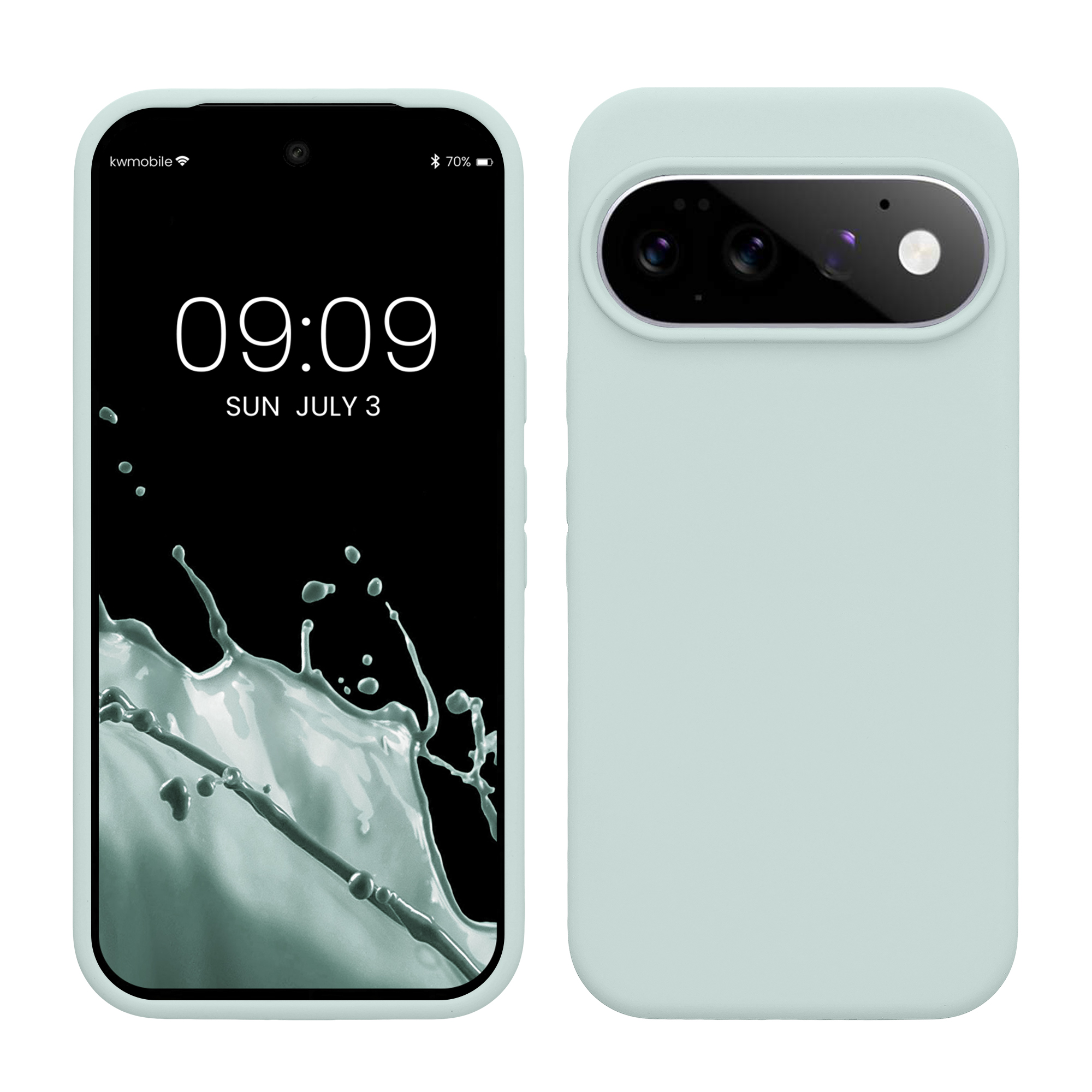 Pouzdro pro Google Pixel 11 / Pixel 11 Pro kwmobile silikonové - světle mátová