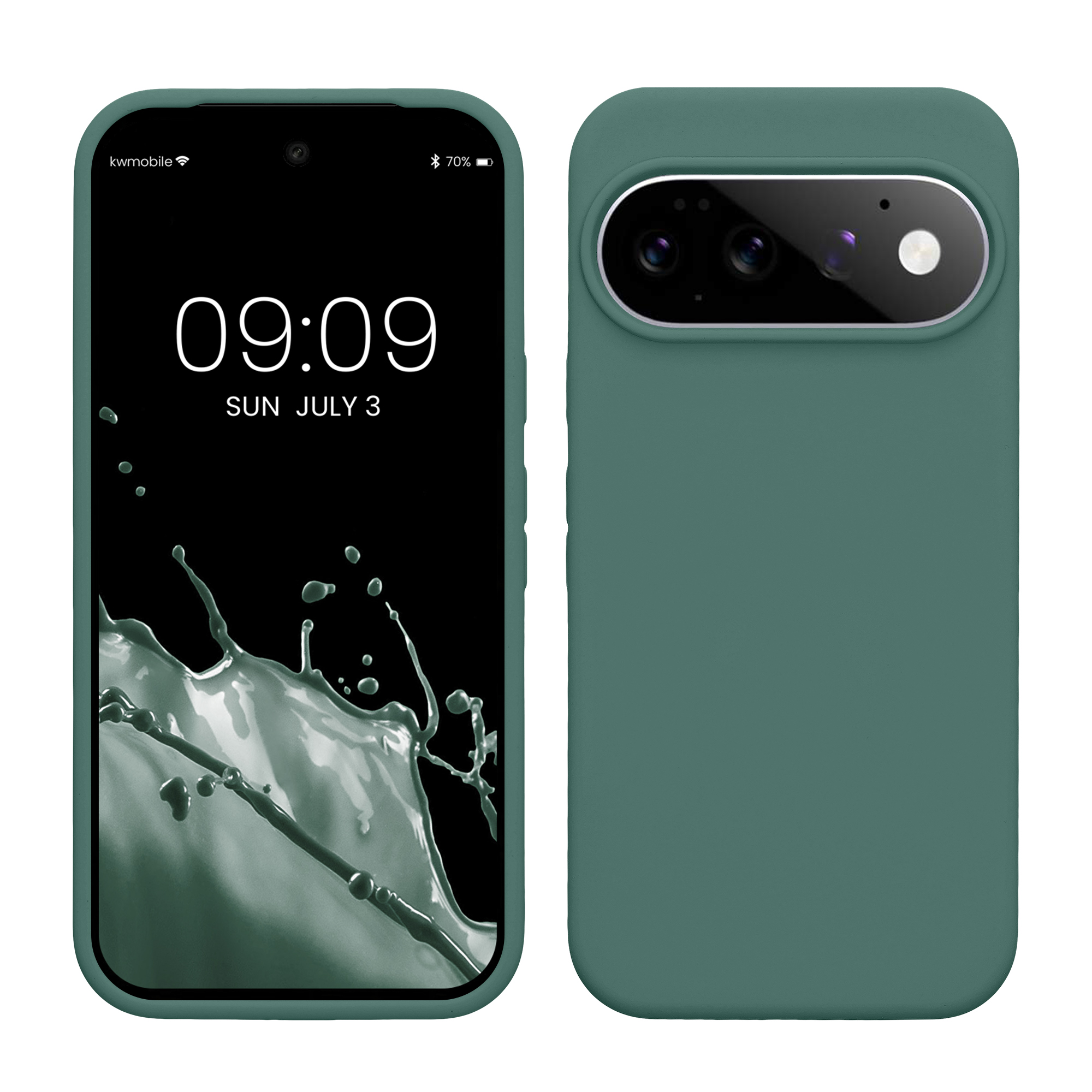 Pouzdro pro Google Pixel 11 / Pixel 11 Pro kwmobile silikonové - lesní zelená