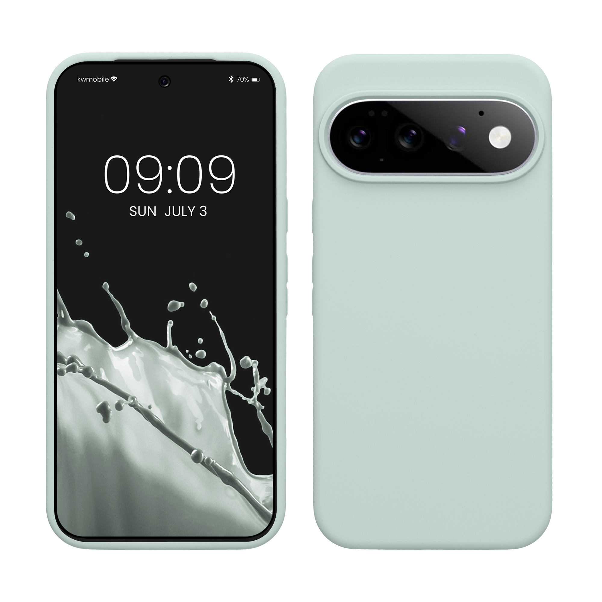 Pouzdro pro Google Pixel 11 Pro XL kwmobile silikonové - světle mátová