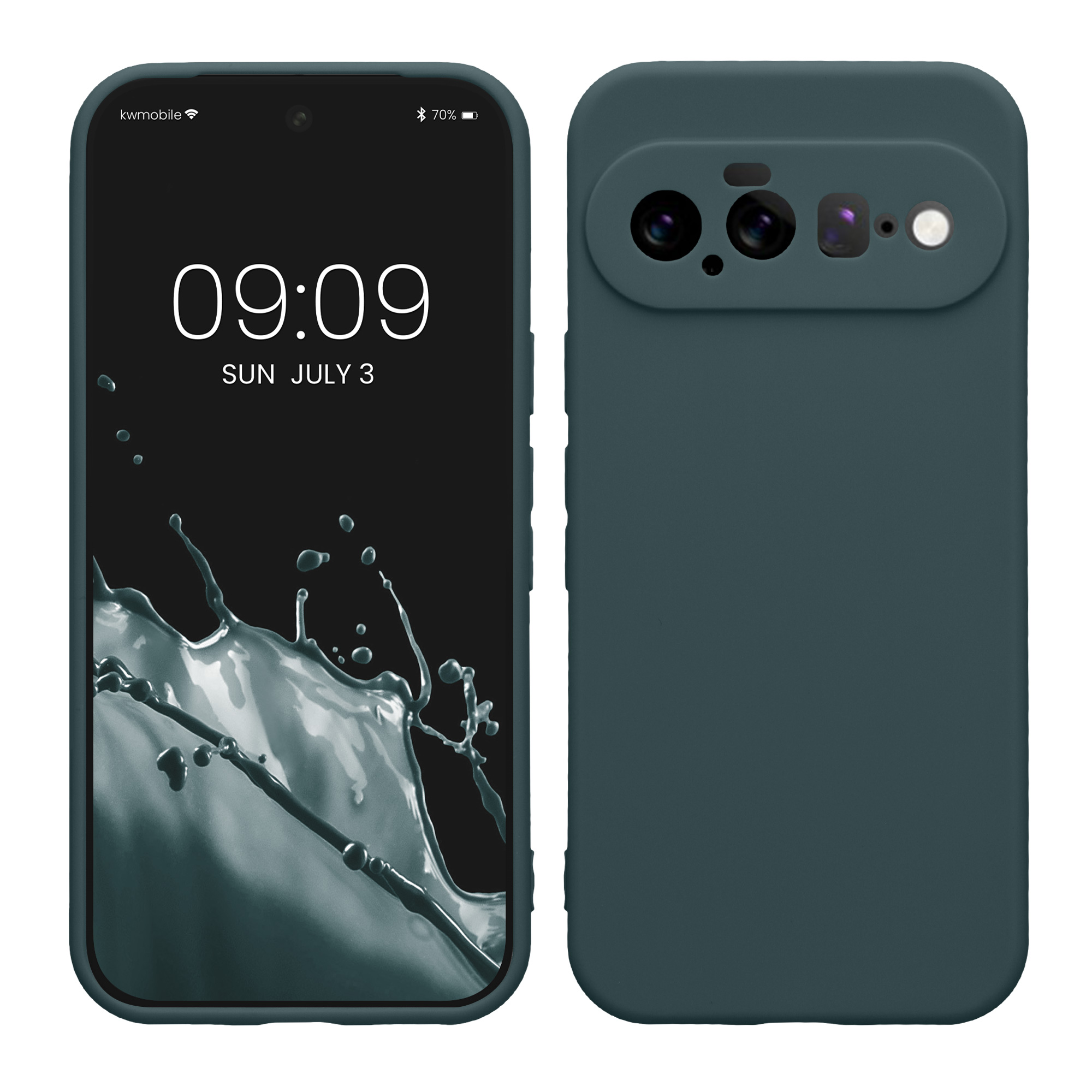 Pouzdro pro Google Pixel 11 kwmobile tenké TPU - tmavá antracitová