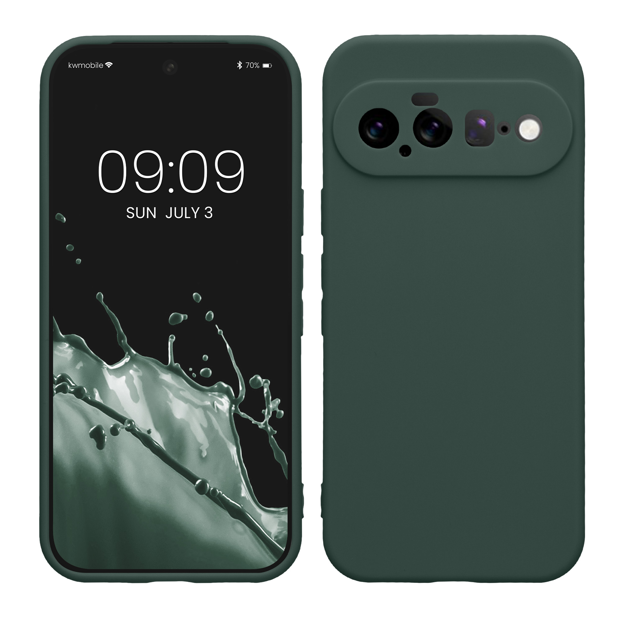 Pouzdro pro Google Pixel 11 kwmobile tenké TPU - mechově zelená