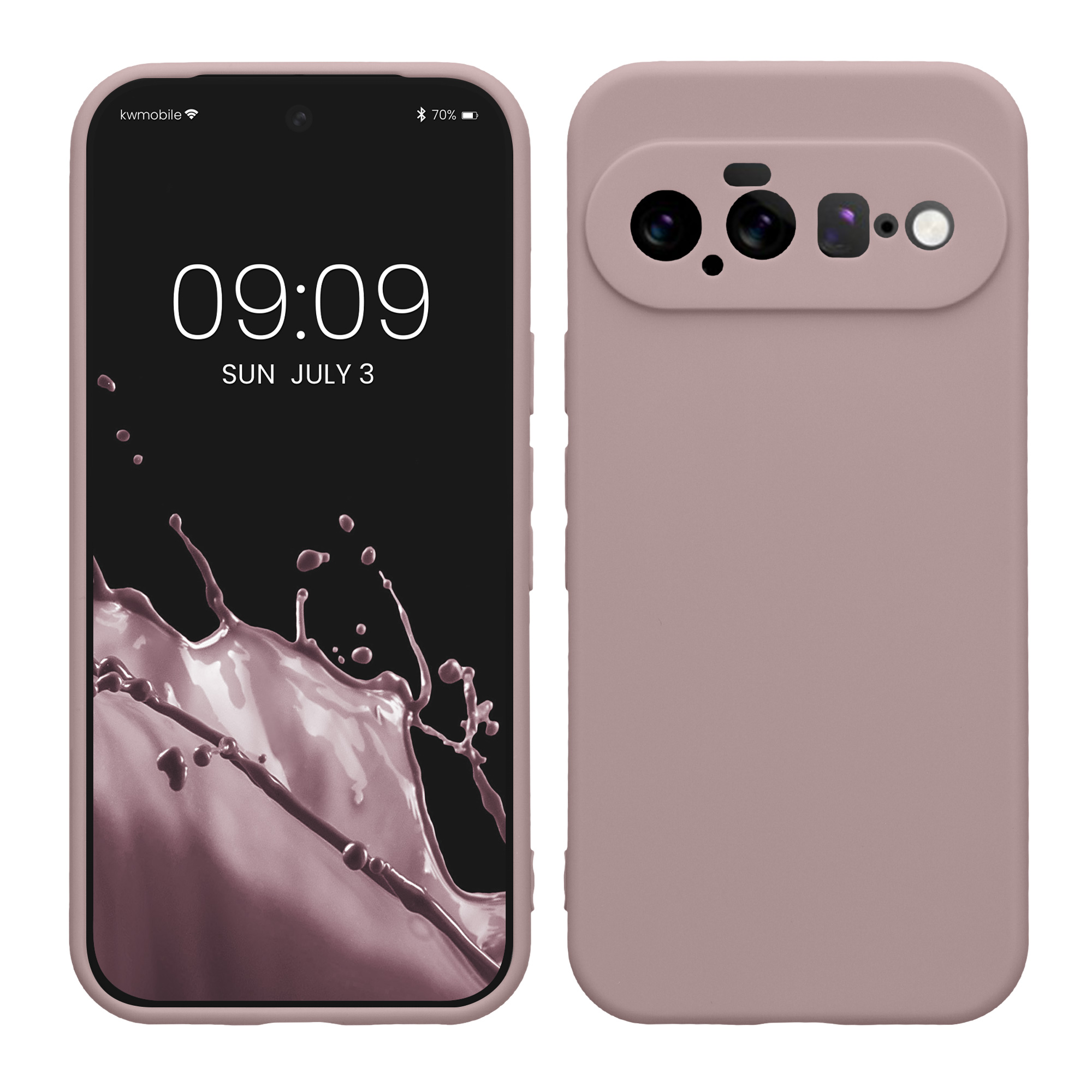 Pouzdro pro Google Pixel 11 kwmobile tenké TPU - světle lila