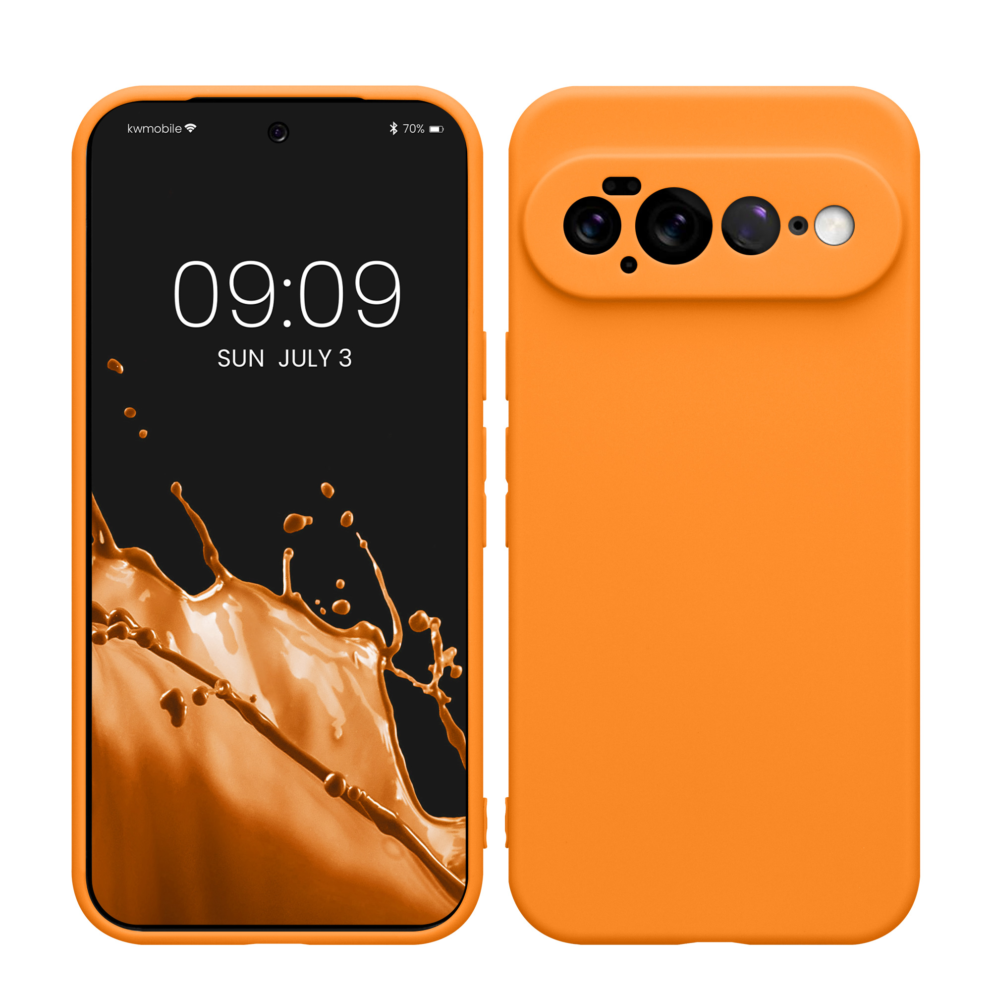 Pouzdro pro Google Pixel 11 Pro XL kwmobile tenké TPU - ovocná oranžová